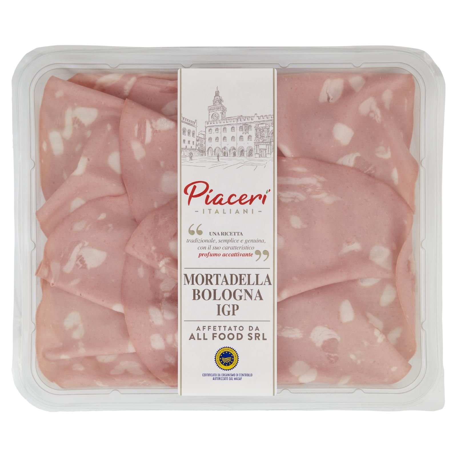 Piaceri Italiani Mortadella Bologna IGP 0,100 kg