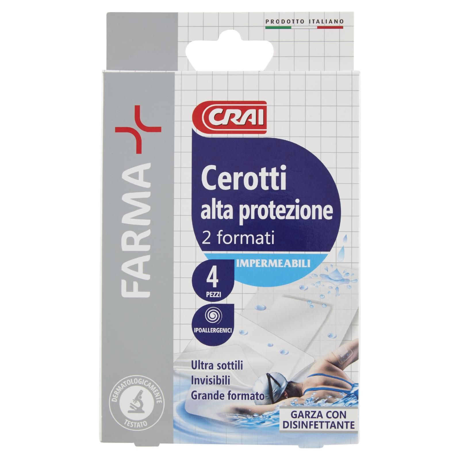 Crai Farma Cerotti alta protezione 4 pz