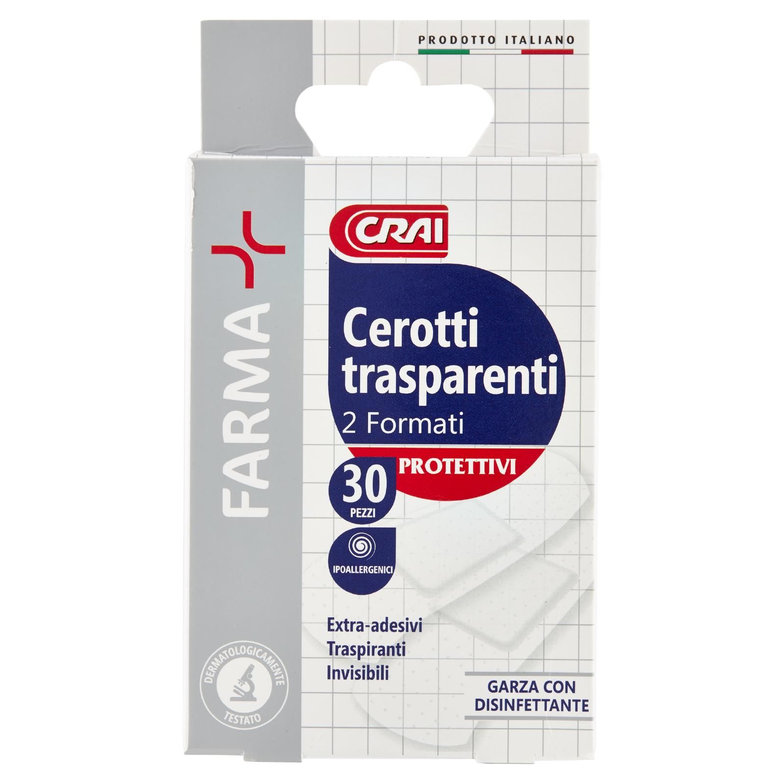 Crai Farma Cerotti trasparenti 30 pz