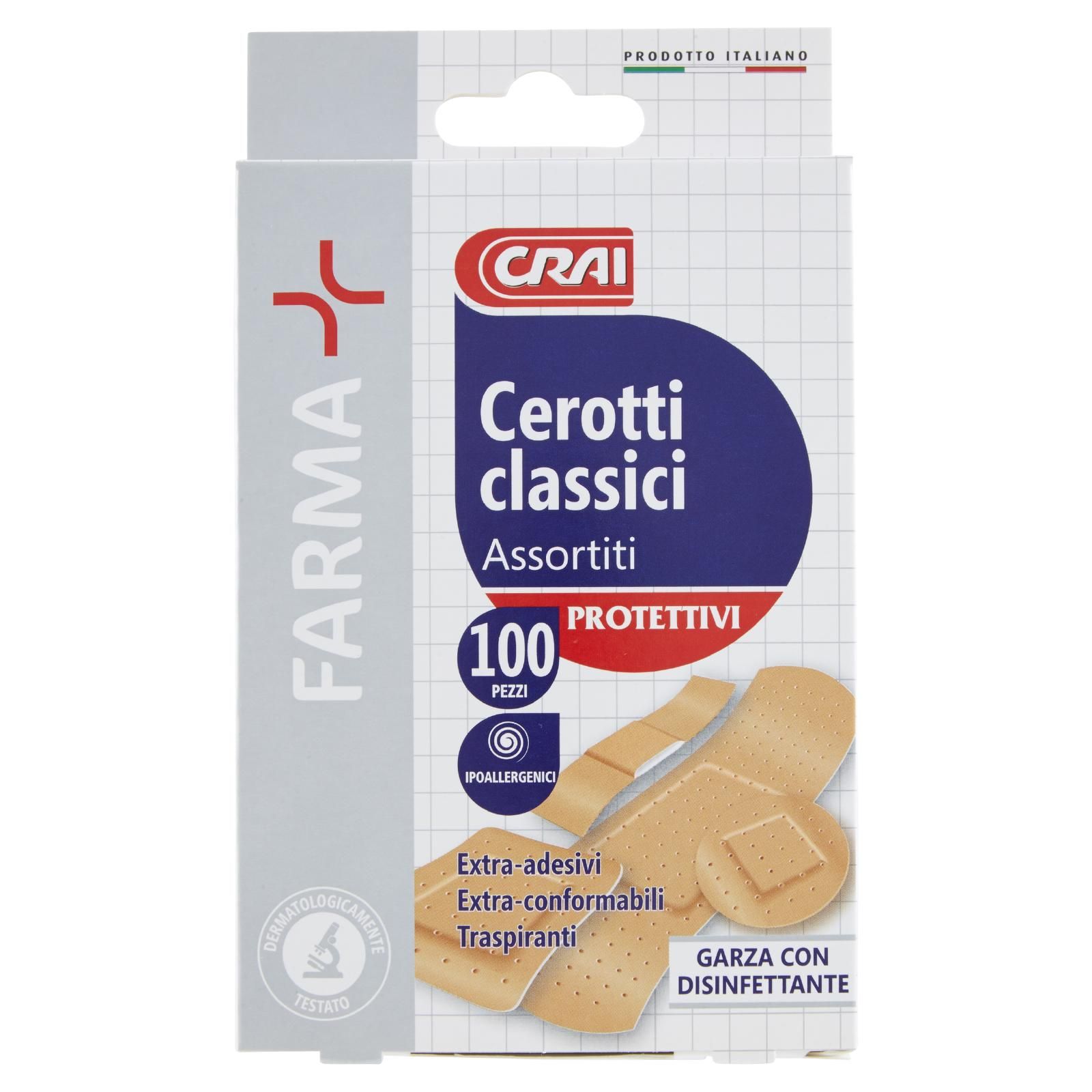 Crai Farma Cerotti classici 100 pz