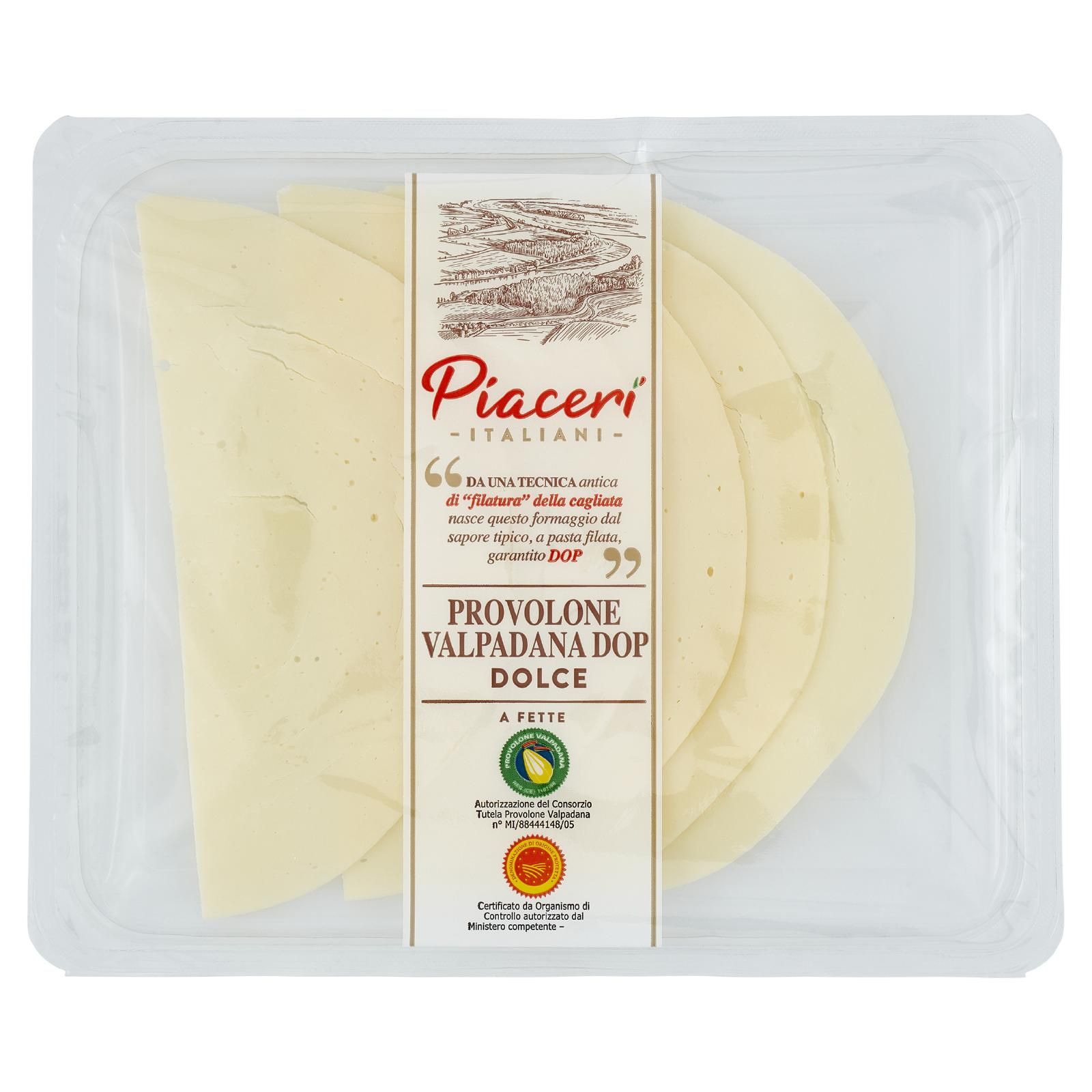 Piaceri Italiani Provolone Valpadana DOP Dolce A Fette 110 g