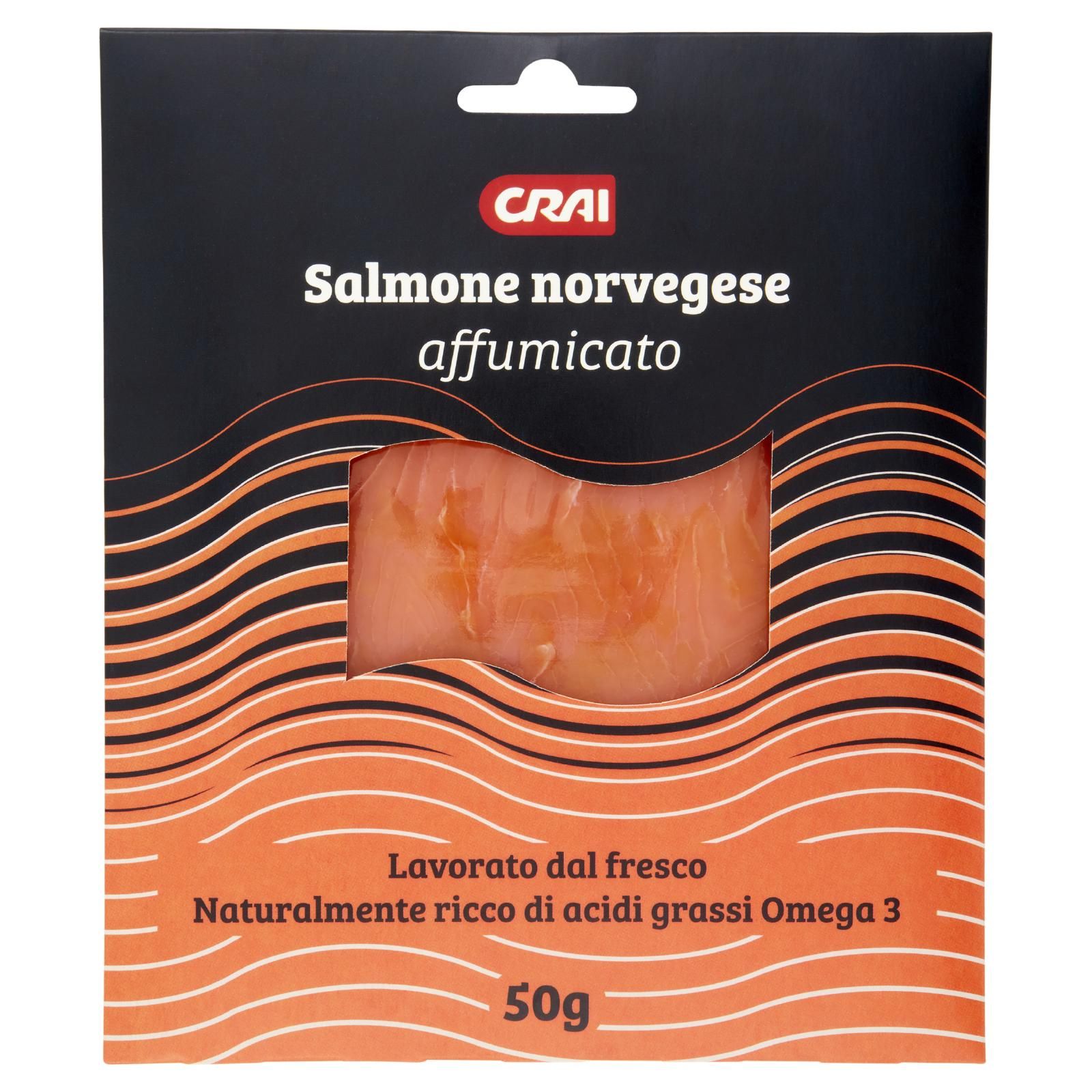 Crai Salmone norvegese affumicato 50 g