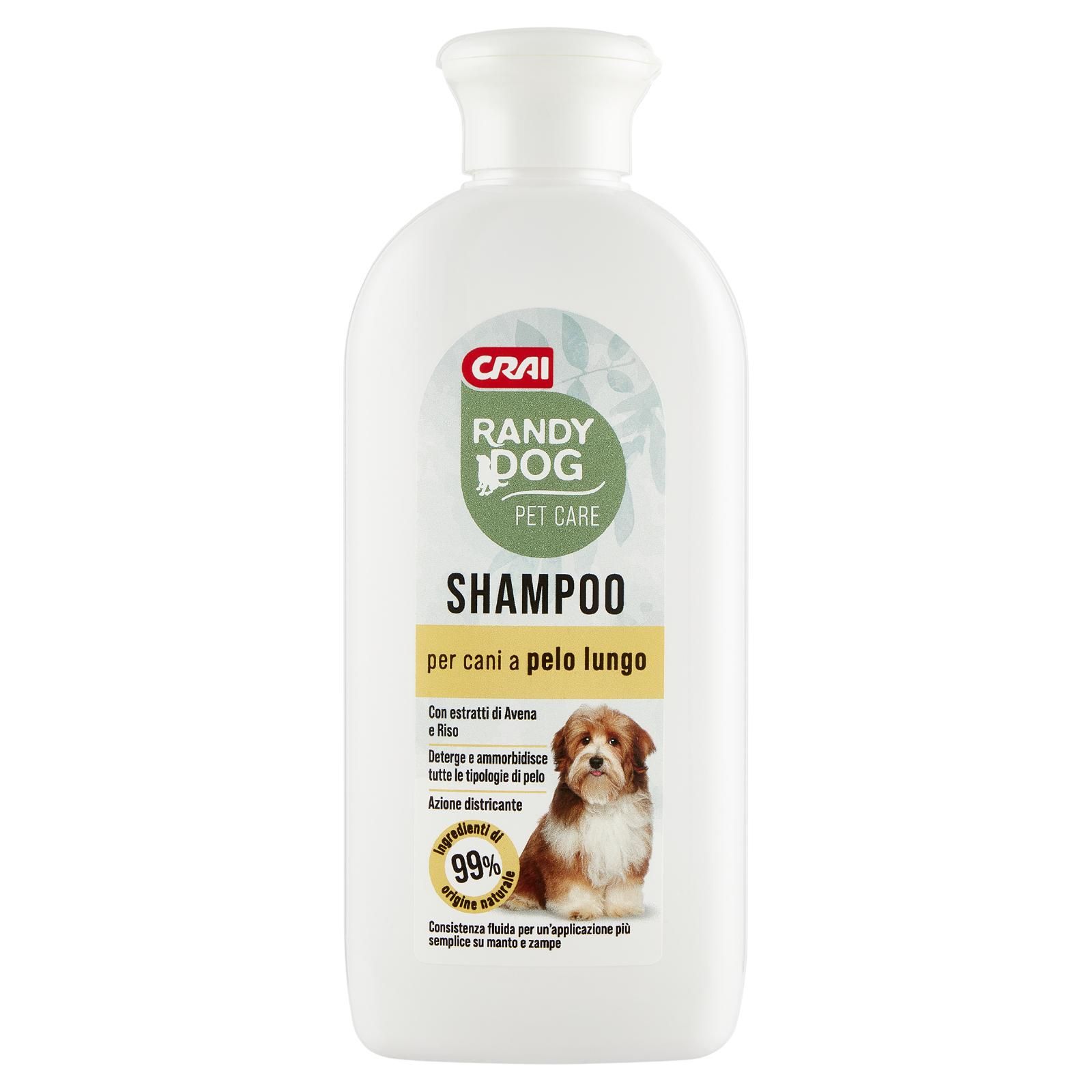 Crai Randy Dog Shampoo per cani a pelo lungo 250 ml