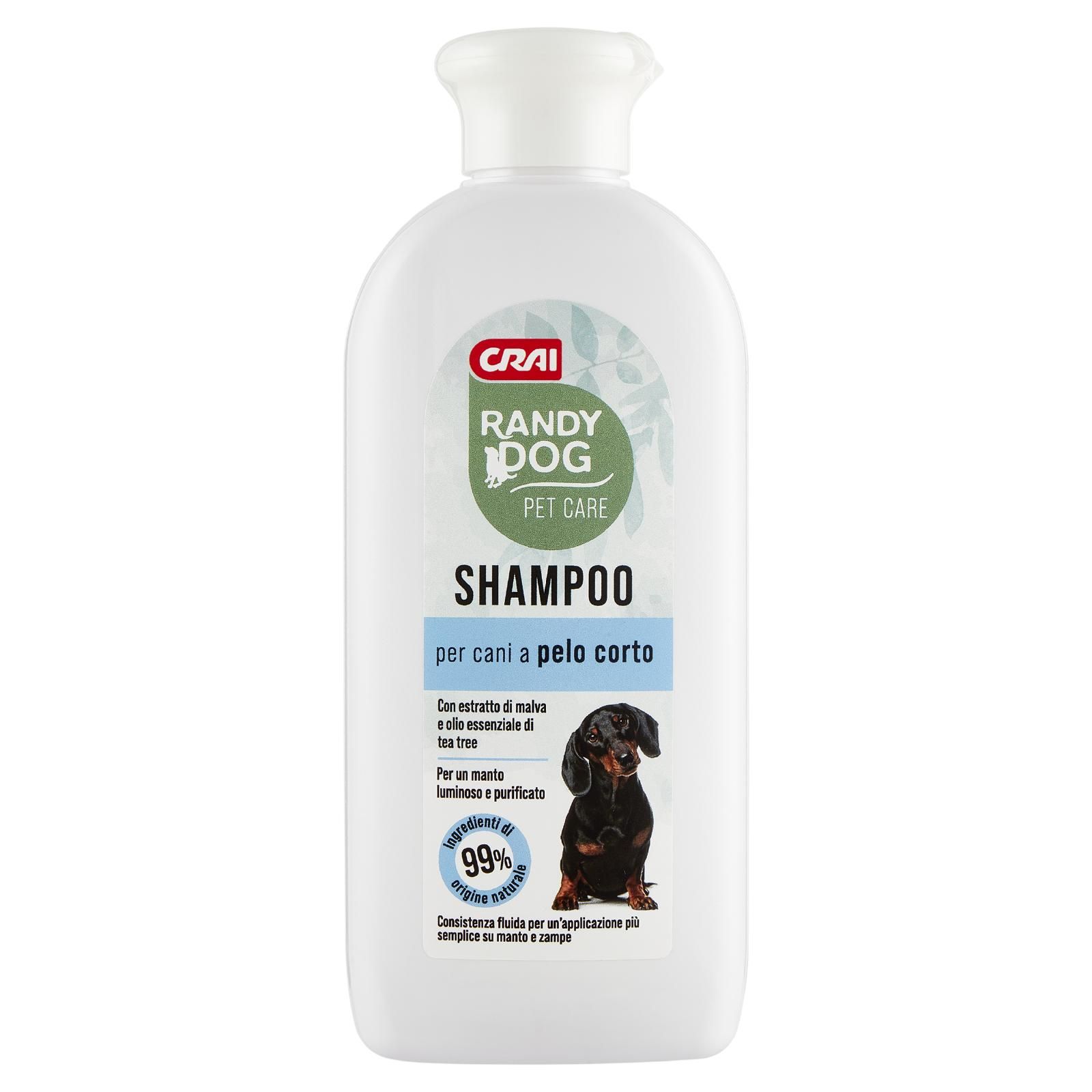 Crai Randy Dog Shampoo per cani a pelo corto 250 ml