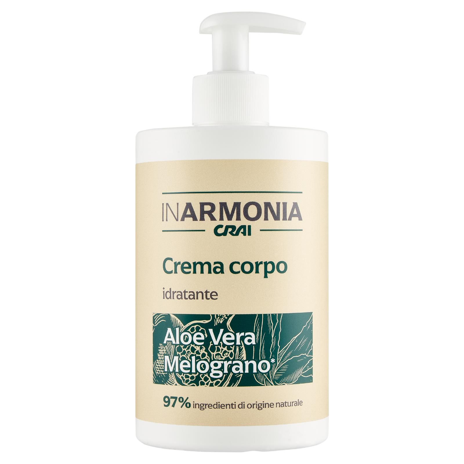 Crai In Armonia Crema corpo idratante Aloe Vera Melograno* 500 ml