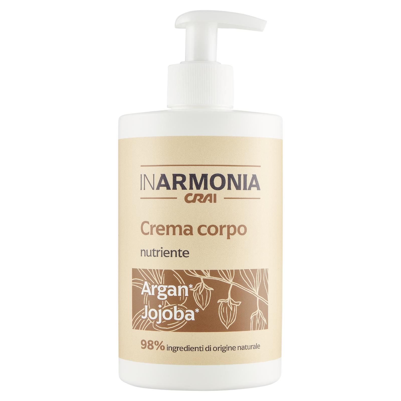 Crai In Armonia Crema corpo nutriente Argan* Jojoba* 500 ml