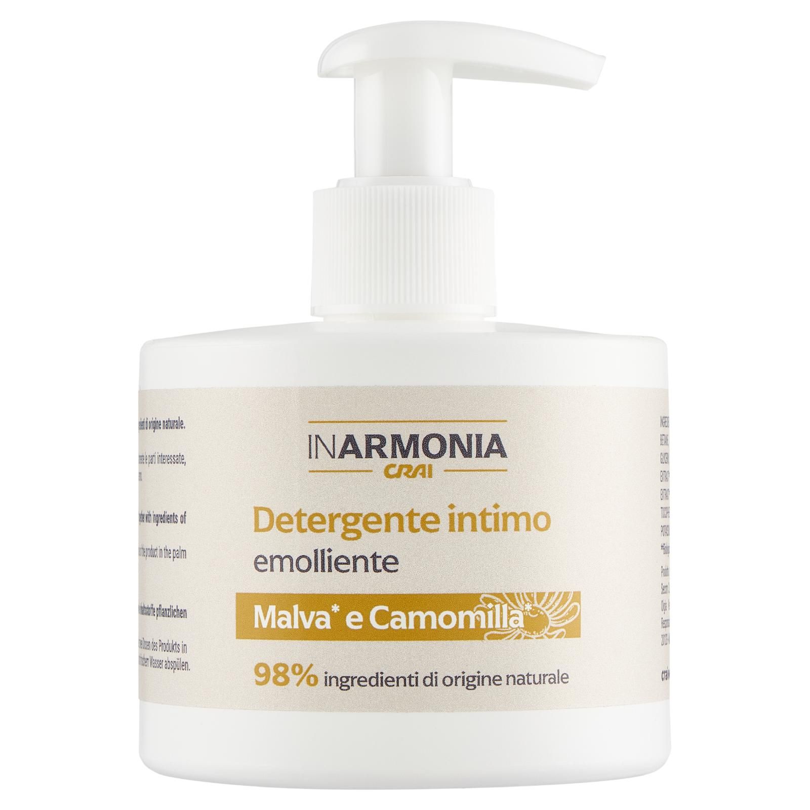 Crai In Armonia Detergente intimo emolliente Malva* e Camomilla* 250 ml