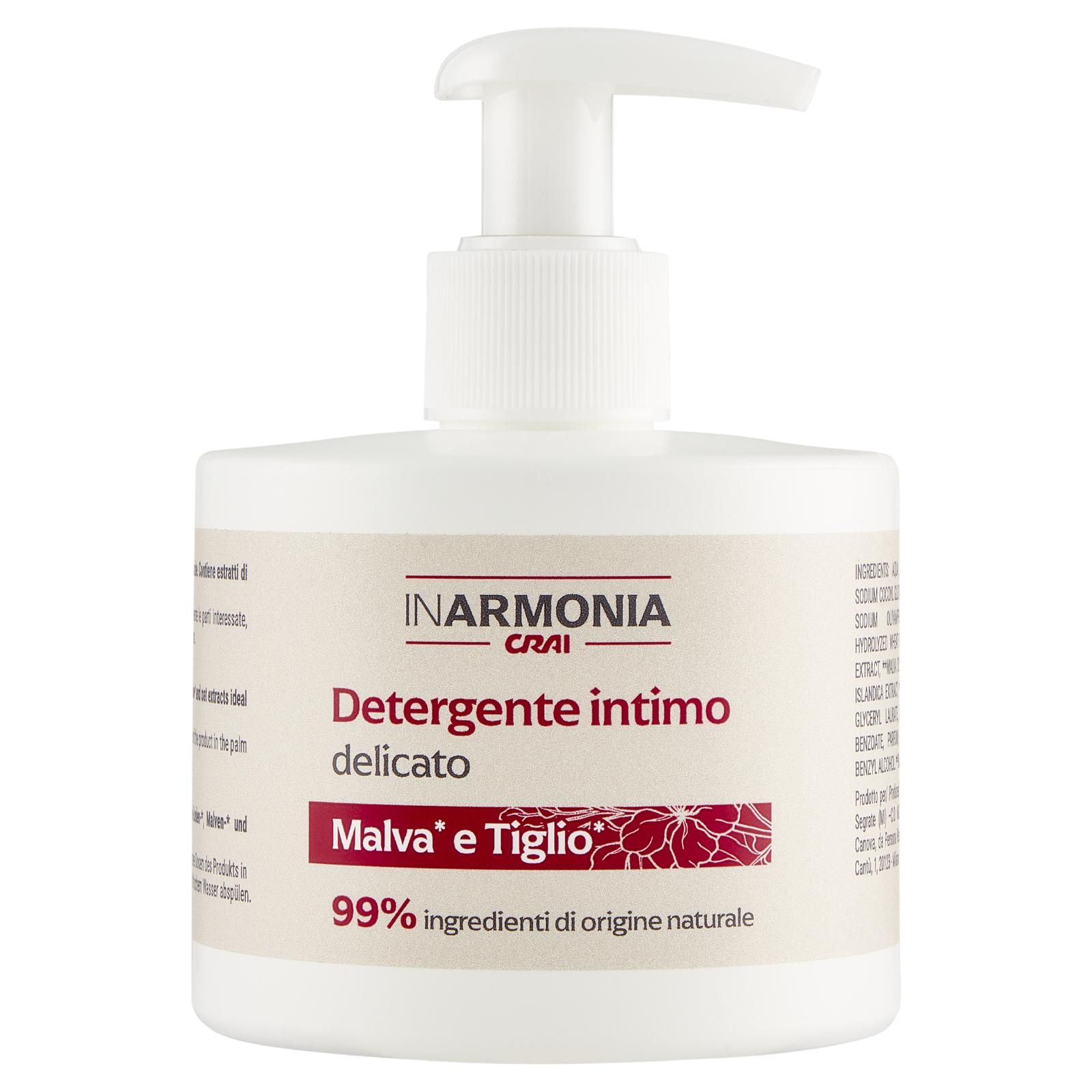 Crai In Armonia Detergente intimo delicato Malva* e Tiglio* 250 ml
