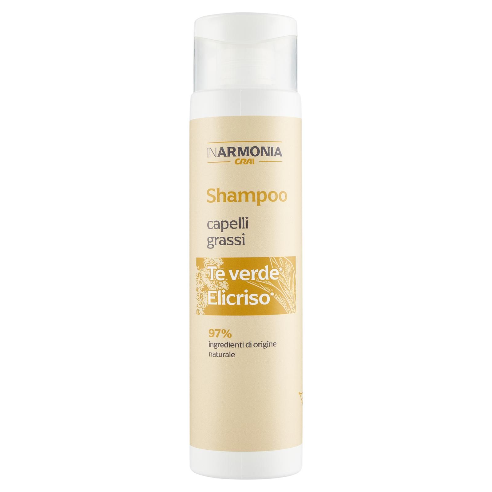 Crai In Armonia Shampoo capelli grassi Te verde* Elicriso* 300 ml