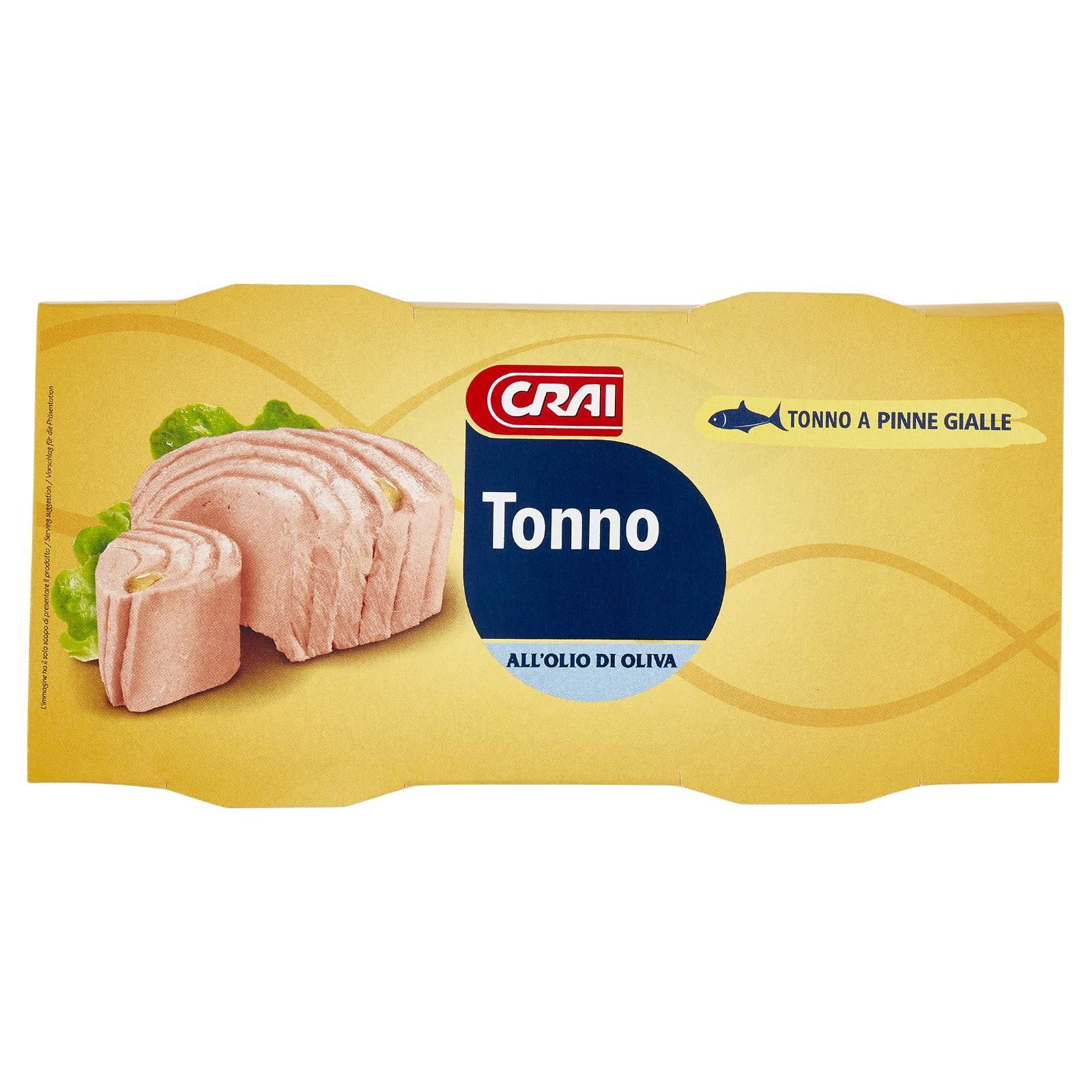 Crai Tonno All'Olio Di Oliva 2 x 140 g