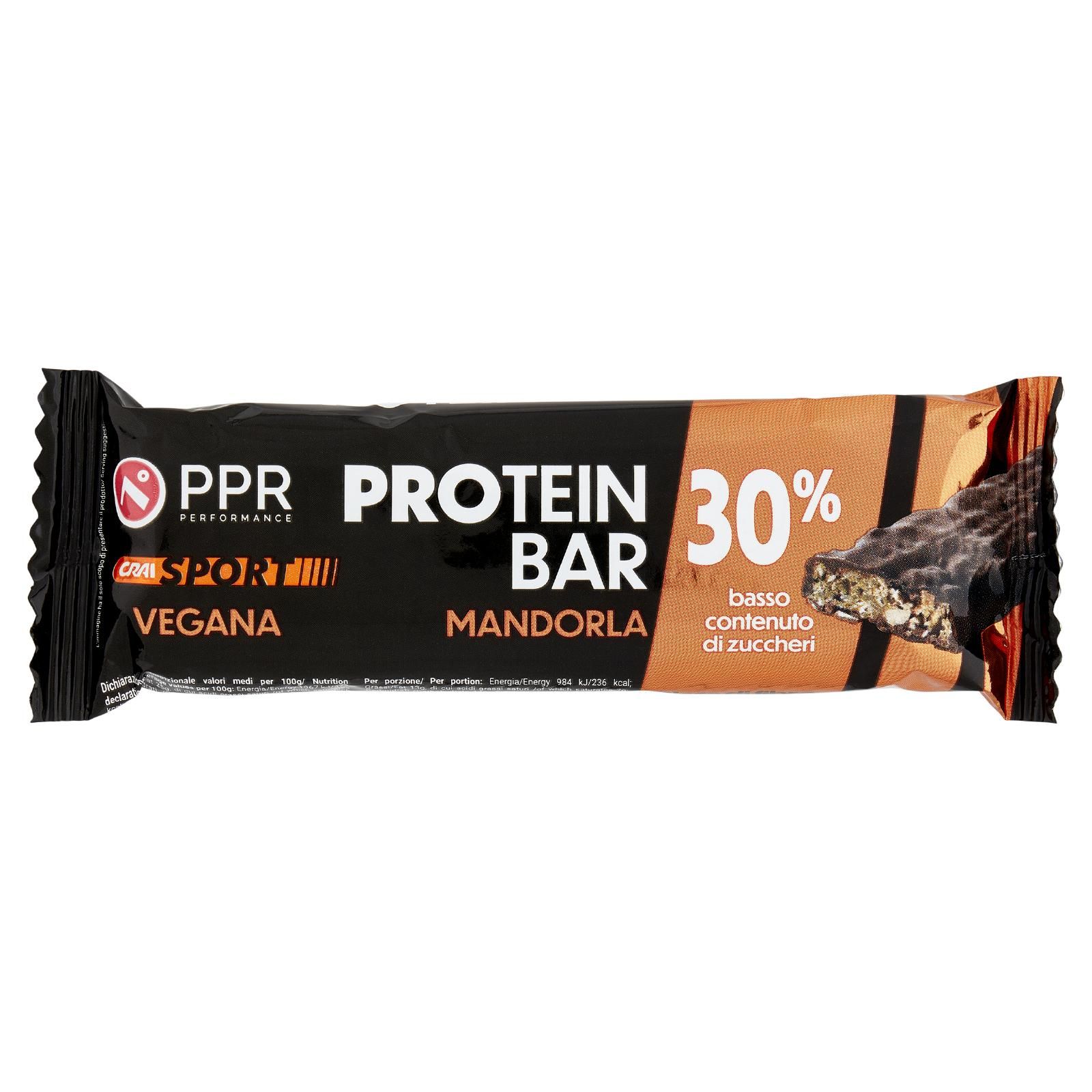 Crai Sport Protein Bar 30% Vegana Mandorla 50 g