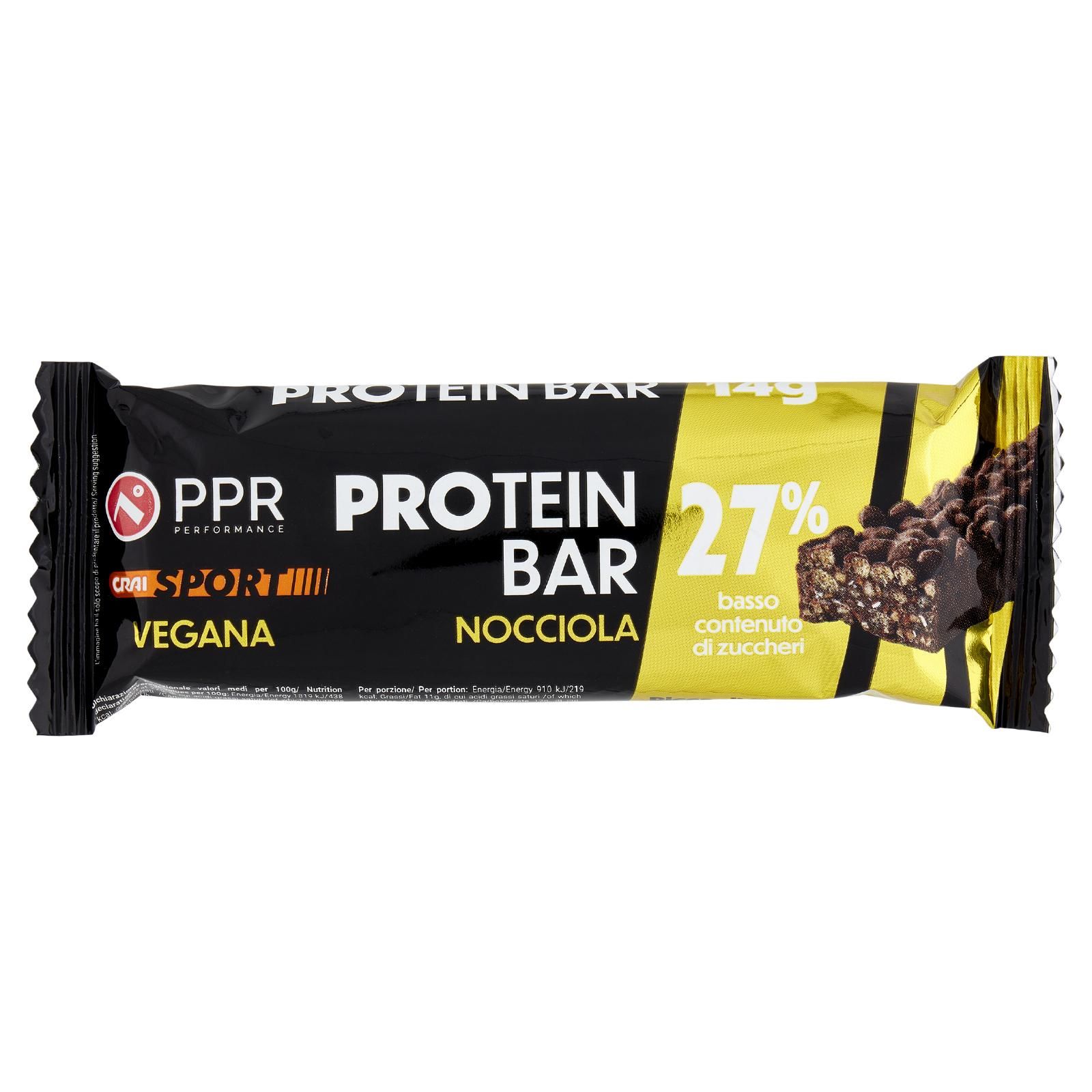 Crai Sport Protein Bar 27% Vegana Nocciola 50 g