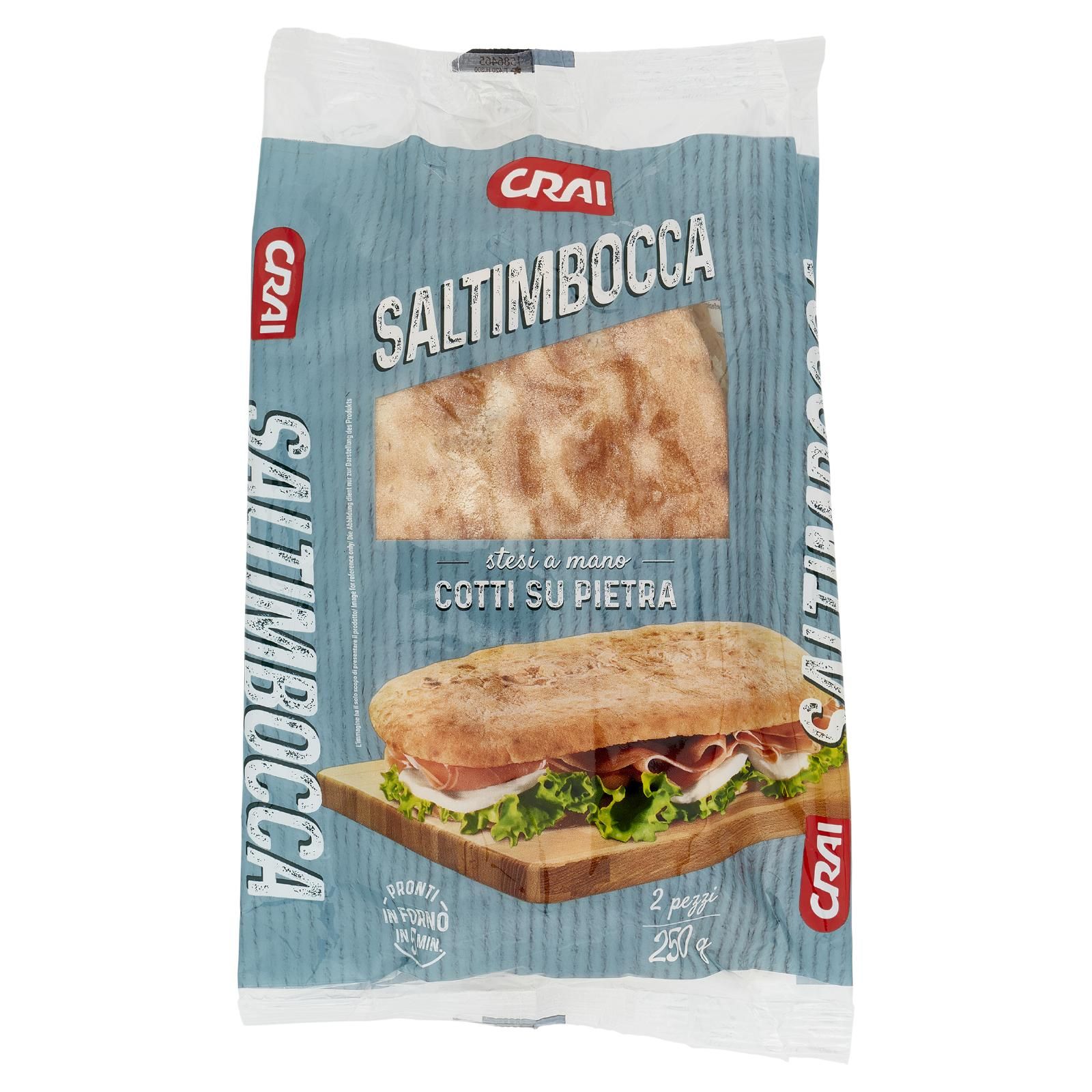 Crai Saltimbocca Cotti Su Pietra 2 pezzi 250 g