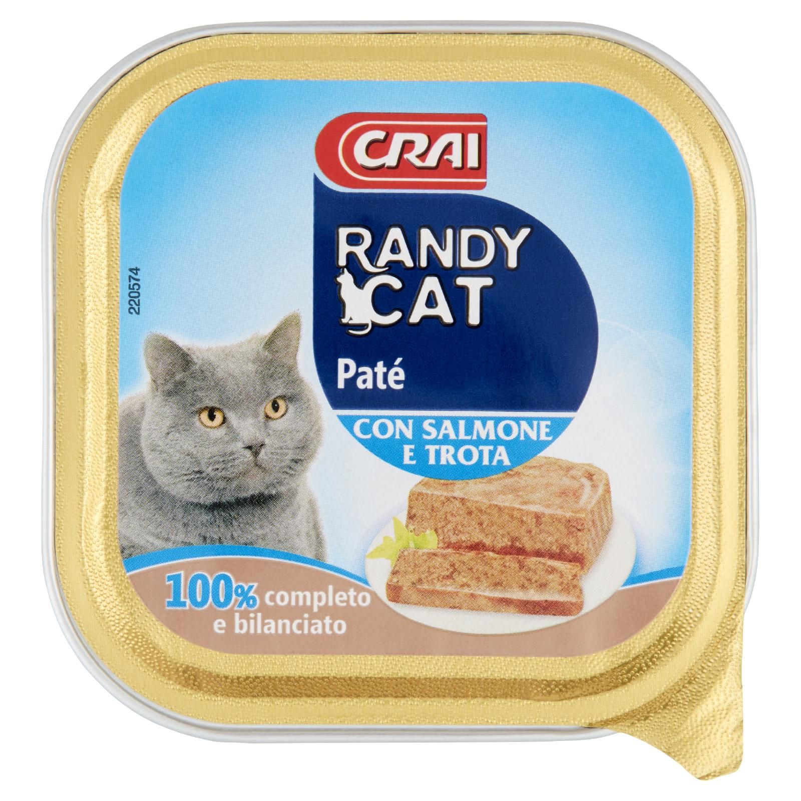 Crai Randy Cat Paté Con Salmone E Trota 100 g