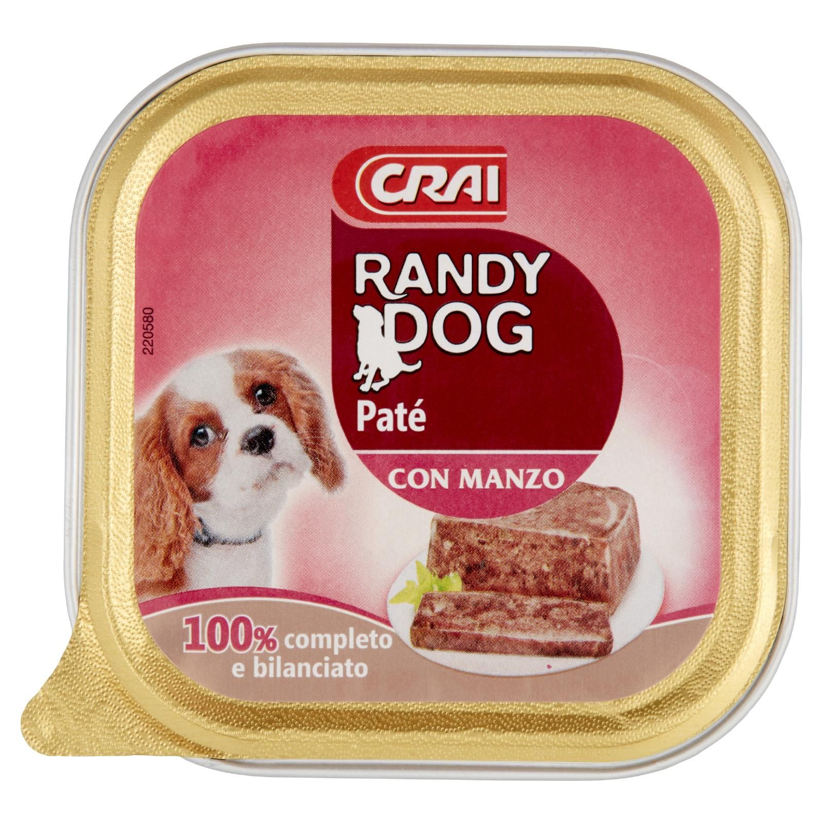 Crai Randy Dog Paté Con Manzo 150 g