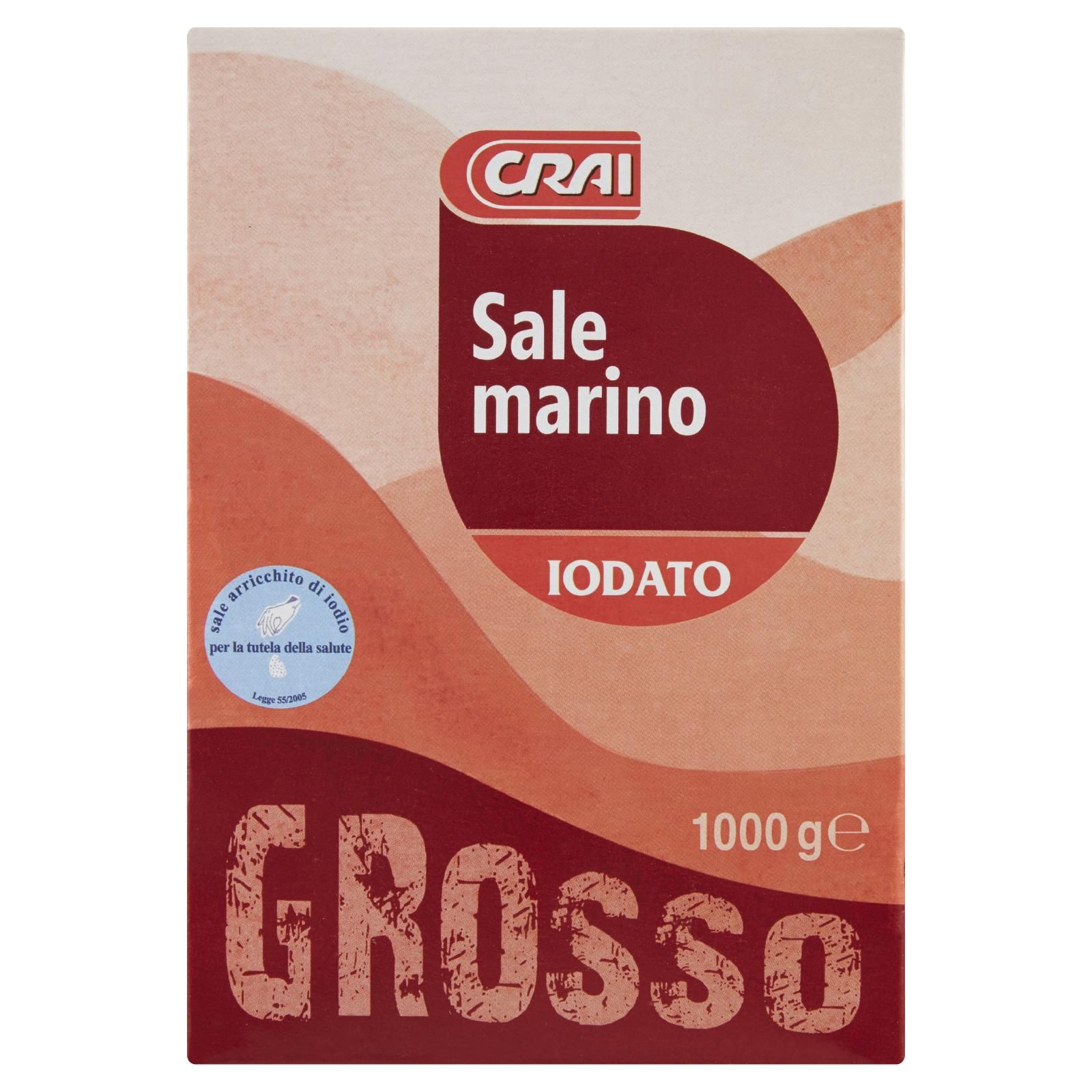 Crai Sale marino Iodato Grosso 1000 g