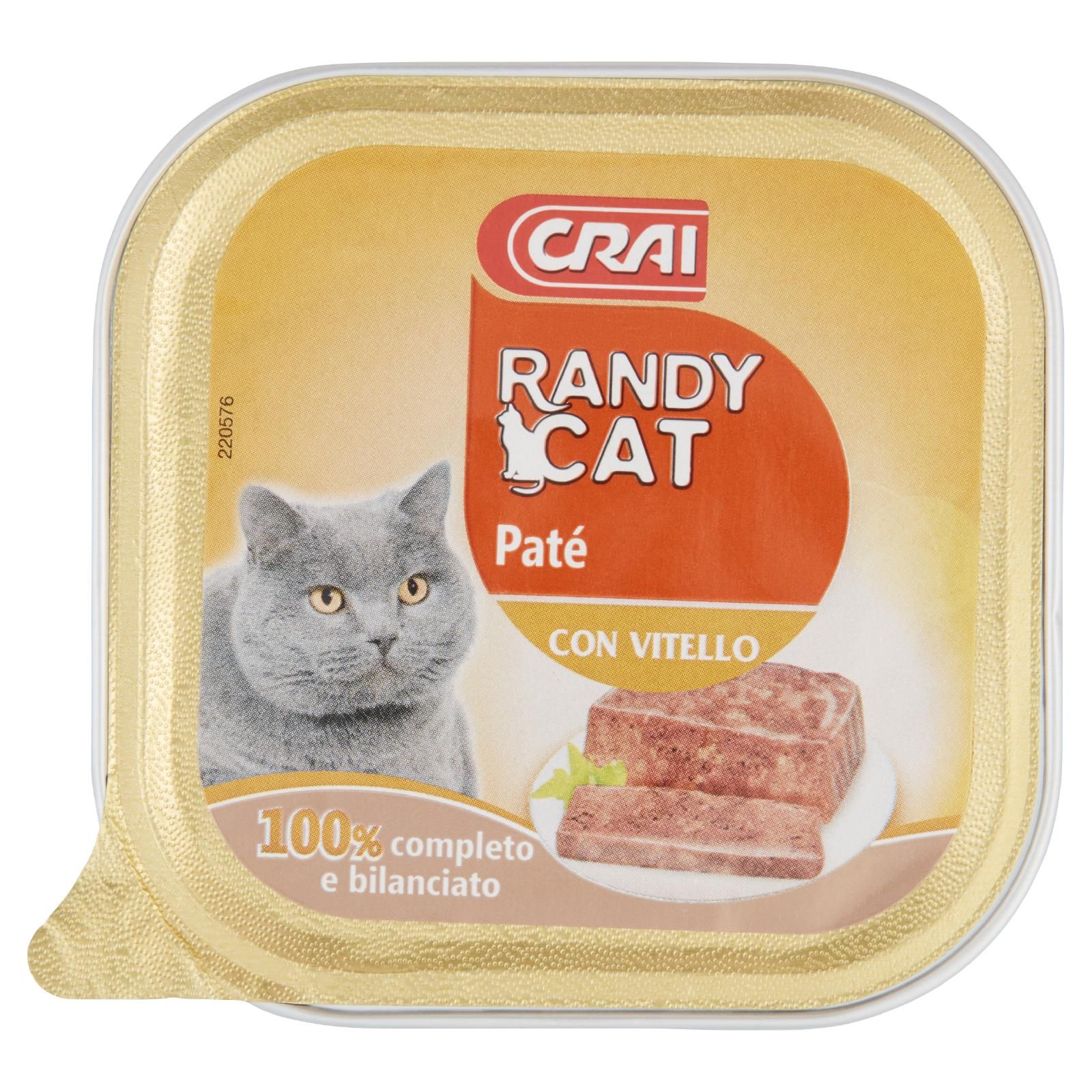 Crai Randy Cat Paté Con Vitello 100 g