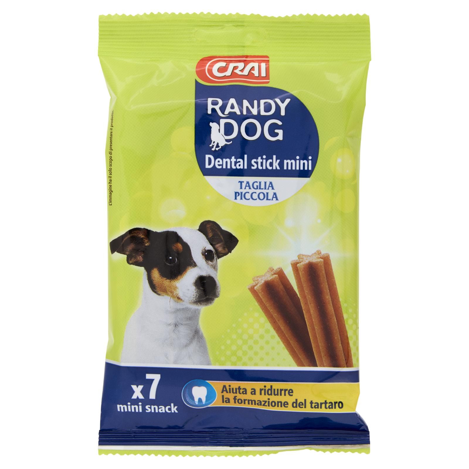 Crai Randy Dog Dental stick mini Taglia Piccola 7 mini sticks 110 g