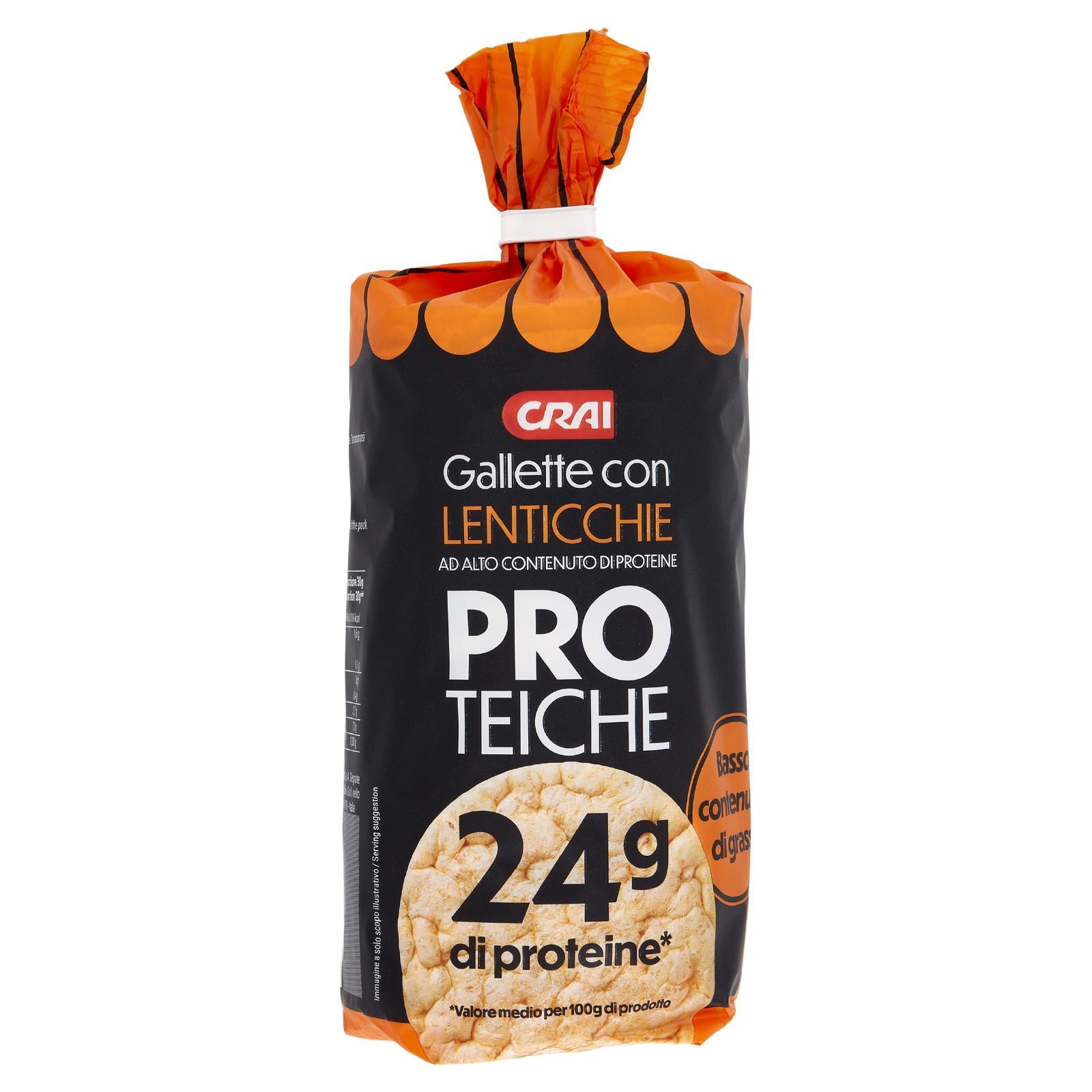 Crai Gallette con Lenticchie Proteiche 120 g