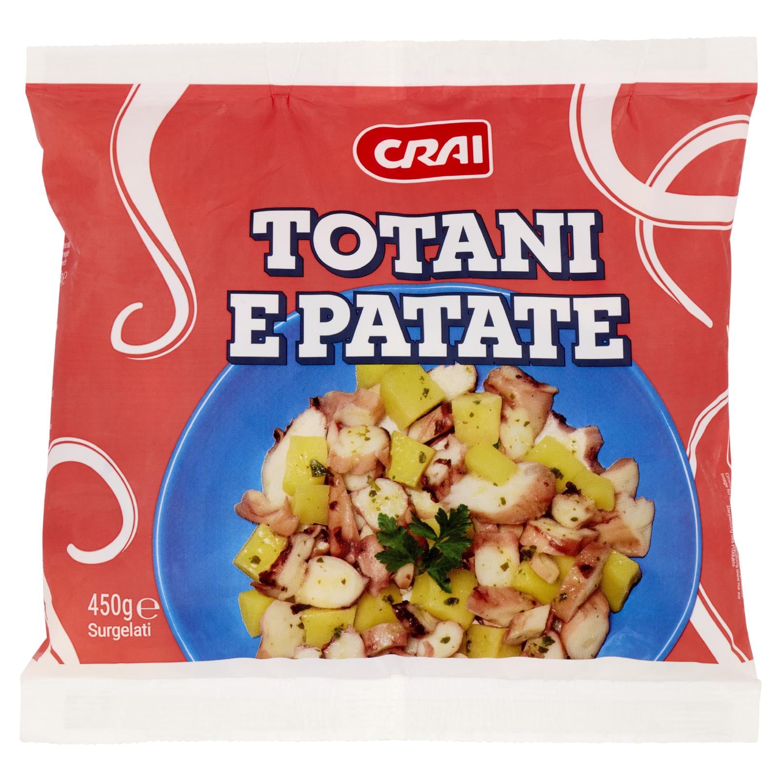 Crai Totani E Patate Surgelati 450 g