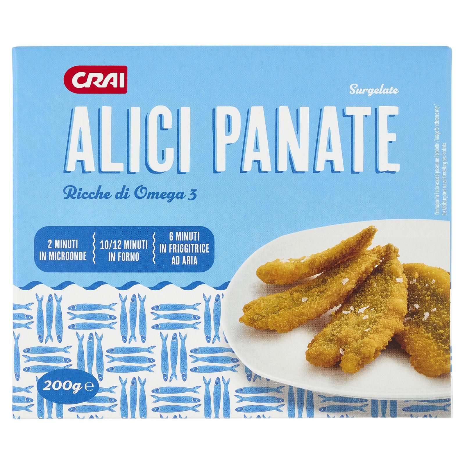 Crai Alici Panate e Surgelate 200 g