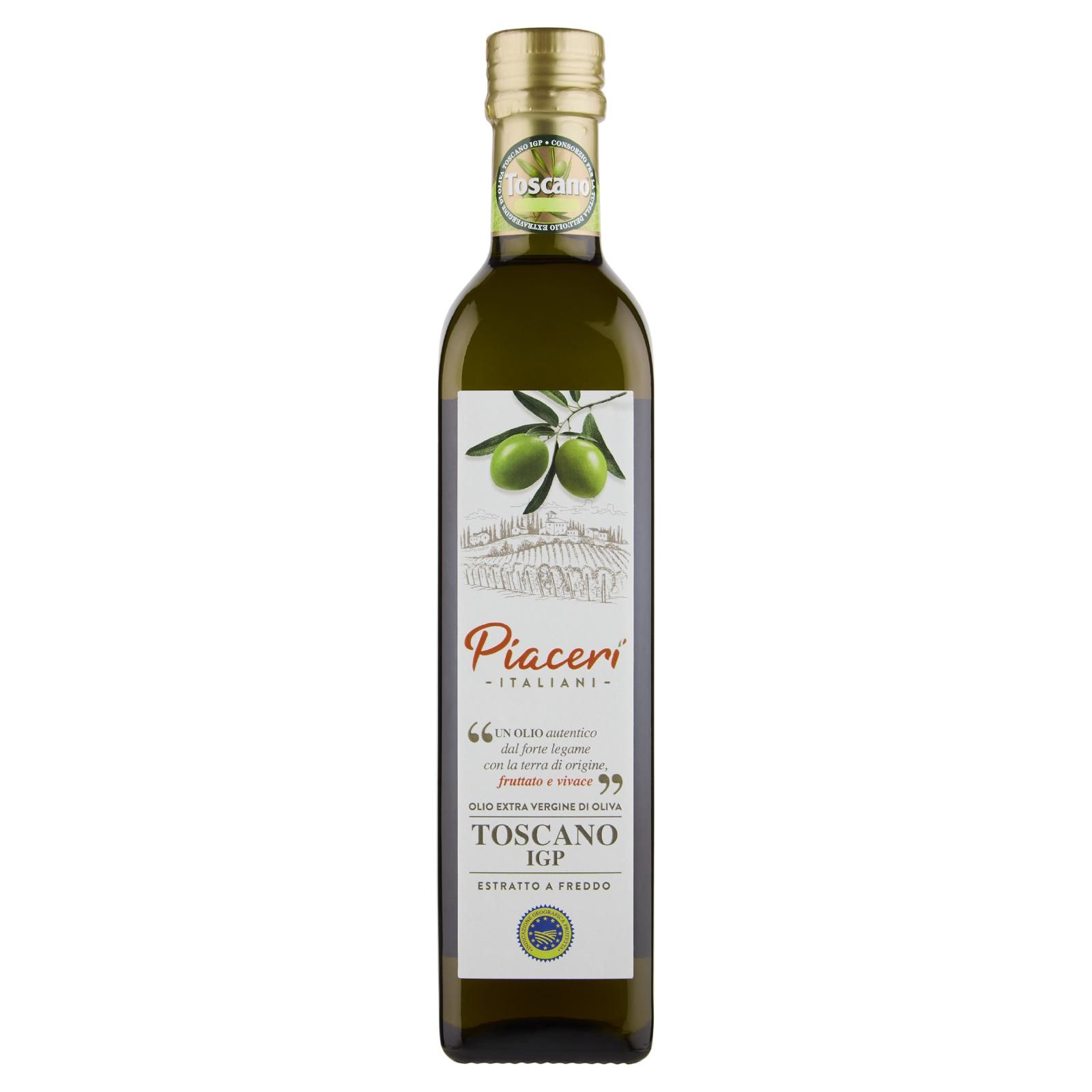 Piaceri Italiani Olio Extra Vergine Di Oliva Toscano IGP 500 ml
