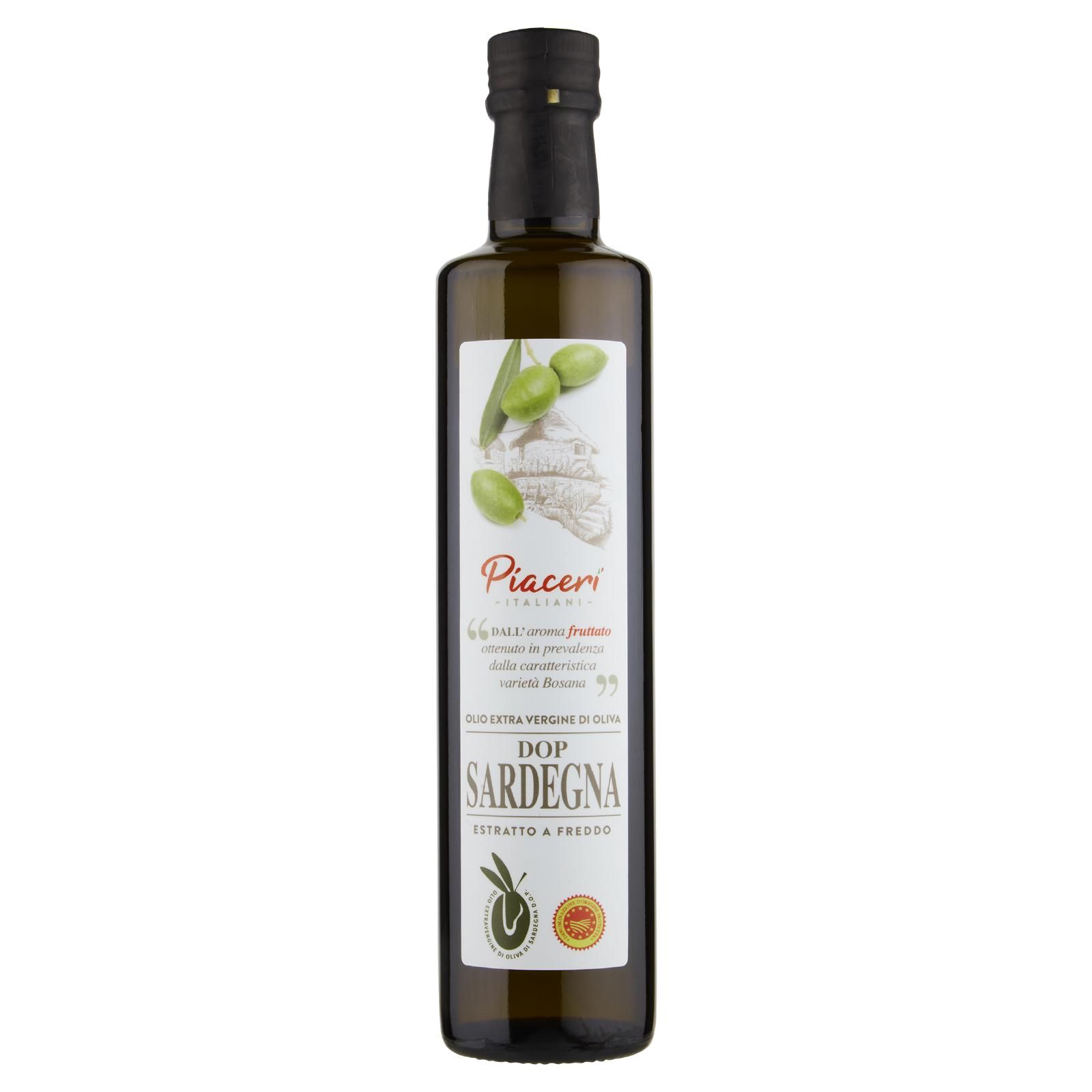 Piaceri Italiani Olio Extra Vergine di Oliva DOP Sardegna 500 ml