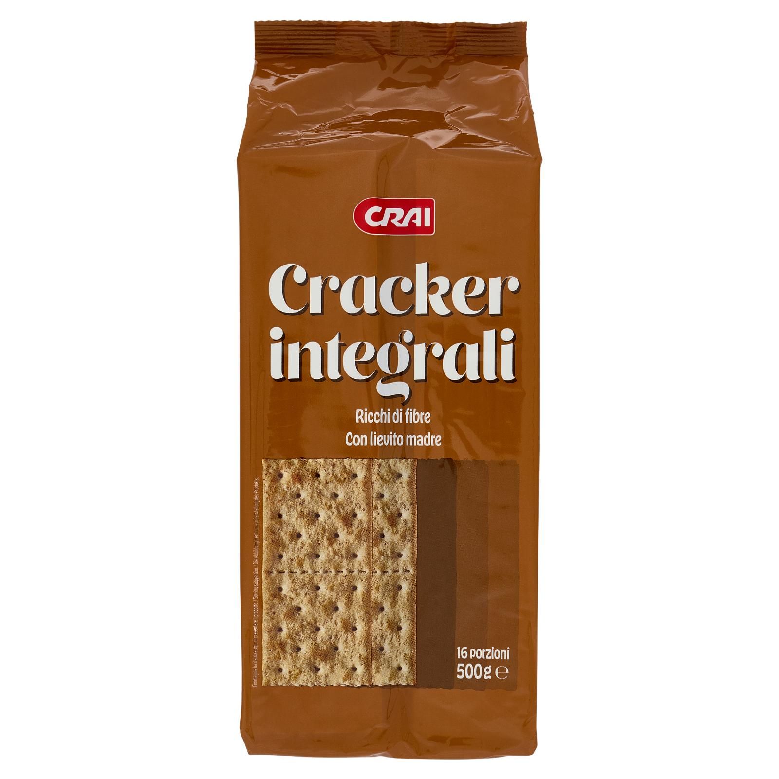 Crai Cracker integrali 500 g
