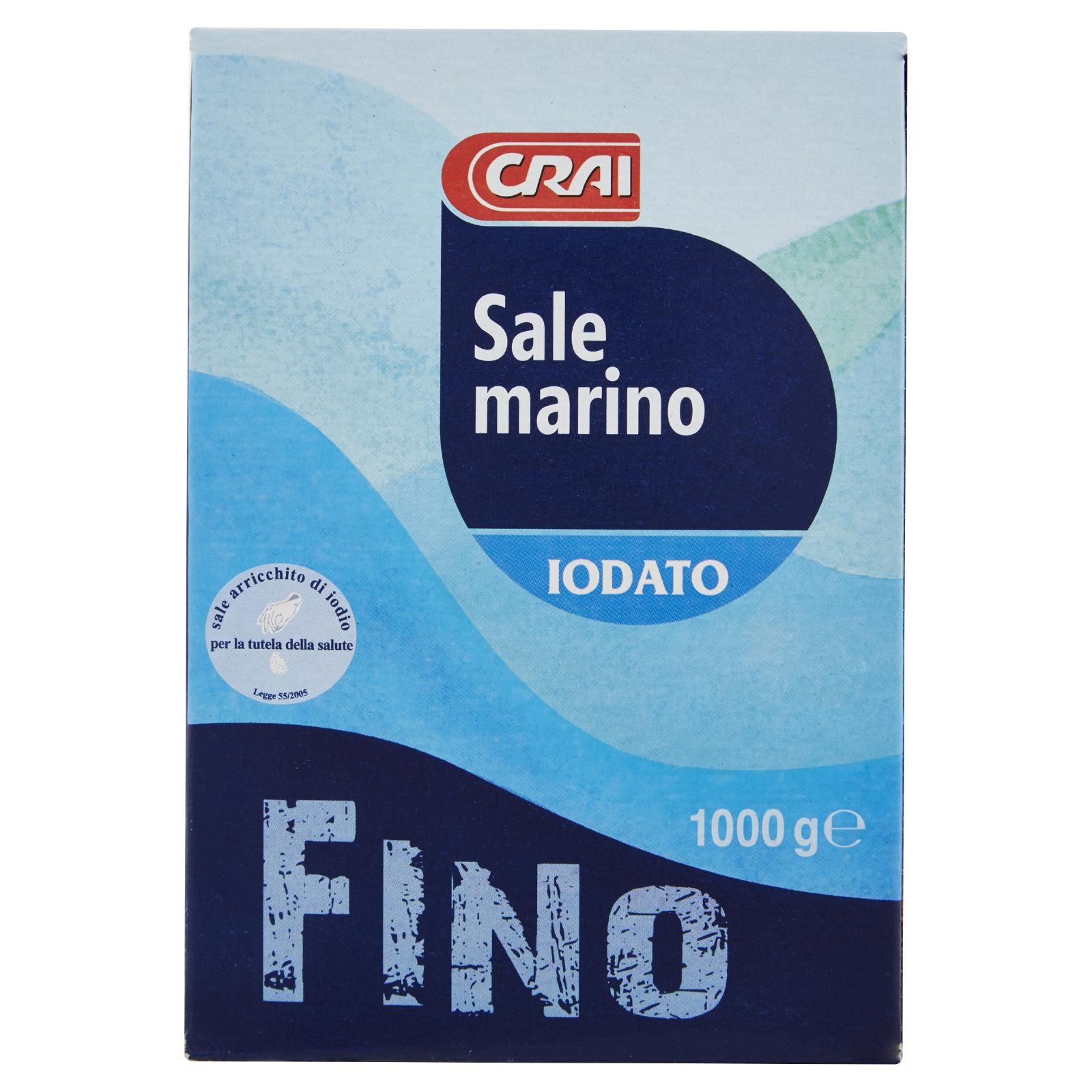 Crai Sale marino Iodato Fino 1000 g