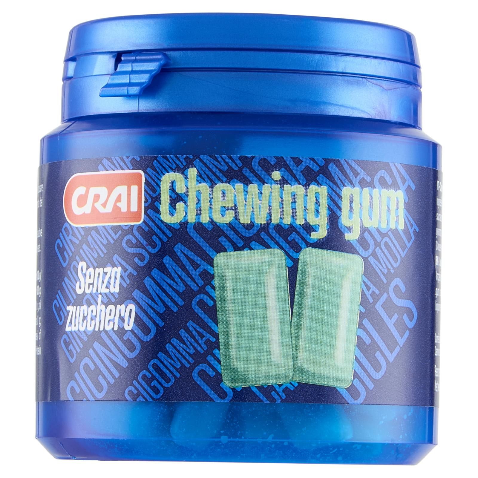 Crai Chewing gum Menta e liquirizia Senza zucchero 105 g