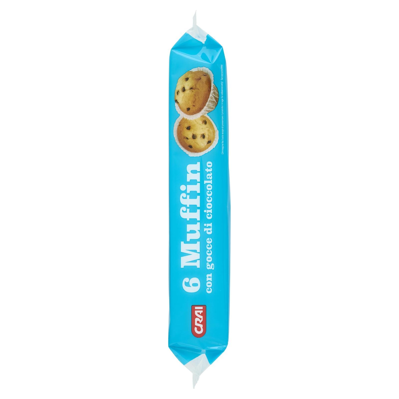 Crai Muffin con gocce di cioccolato 6 x 40 g