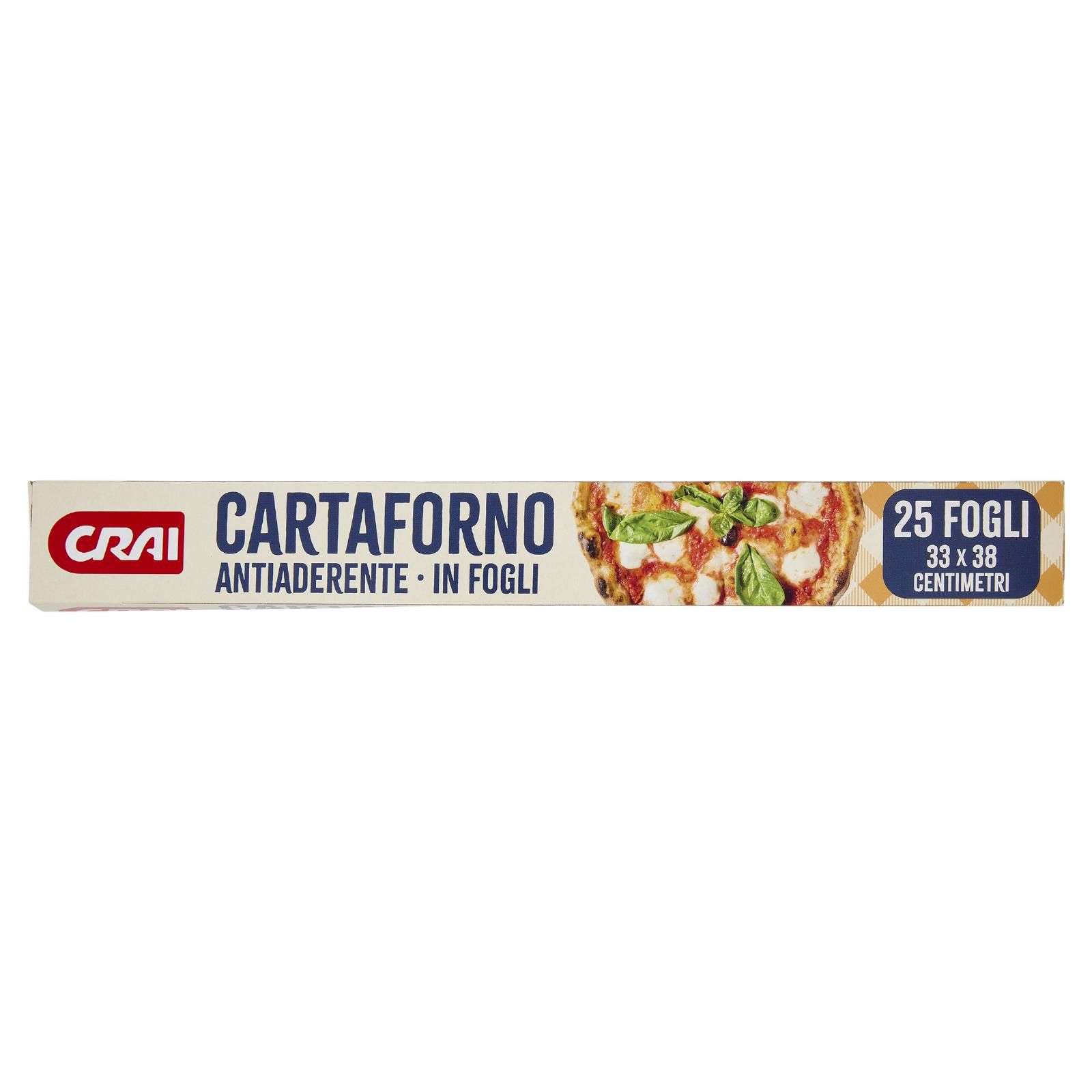 Crai Cartaforno Antiaderente In Fogli 25 pz