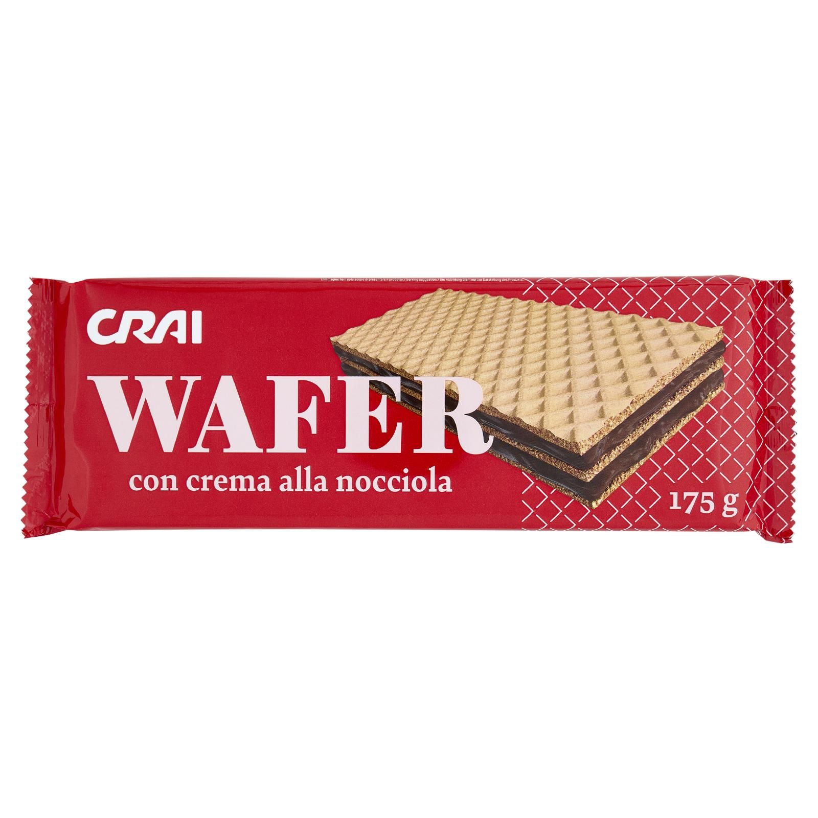Crai Wafer con crema alla nocciola 175 g