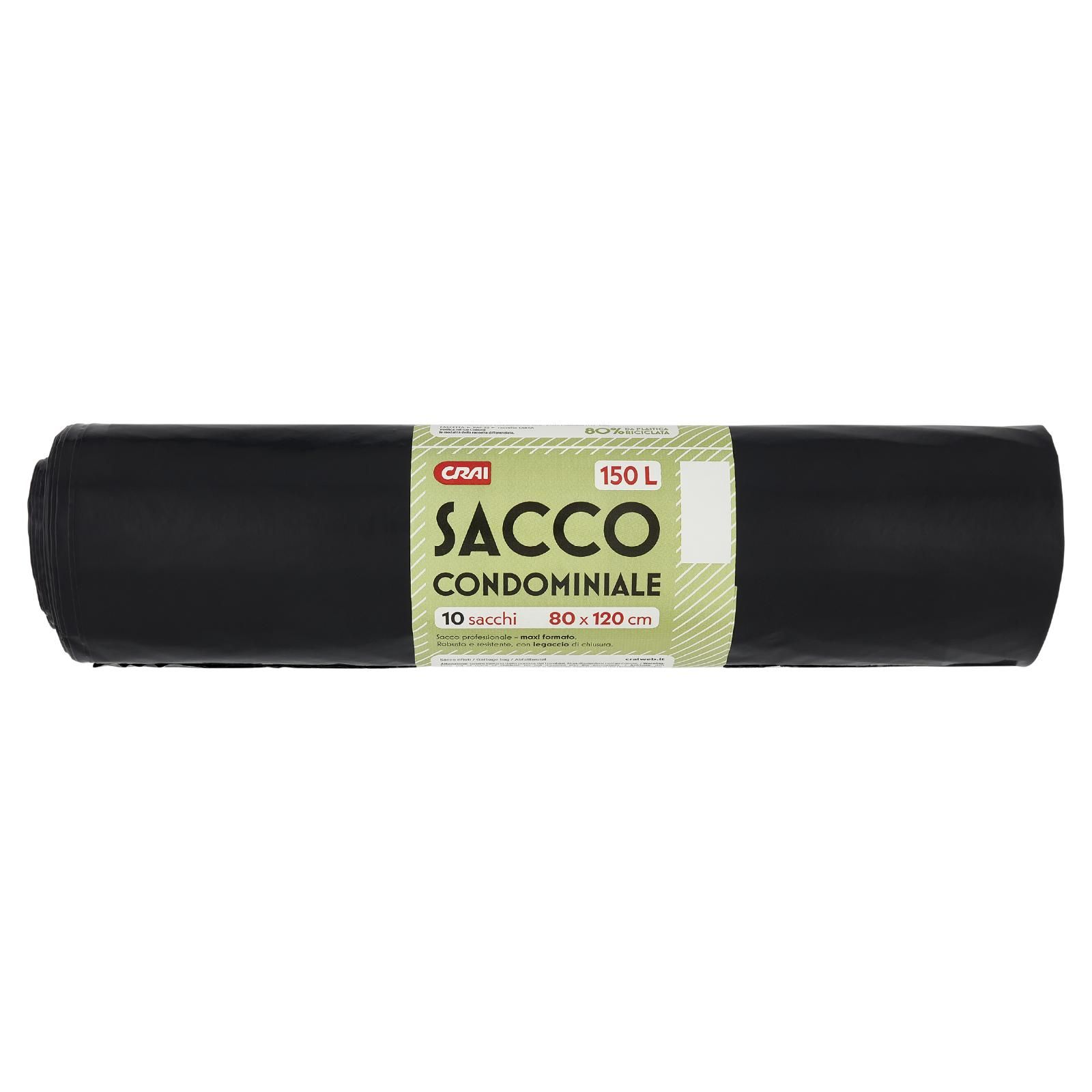 Crai Sacco Condominiale 80 x 120 cm 150 L 10 pz