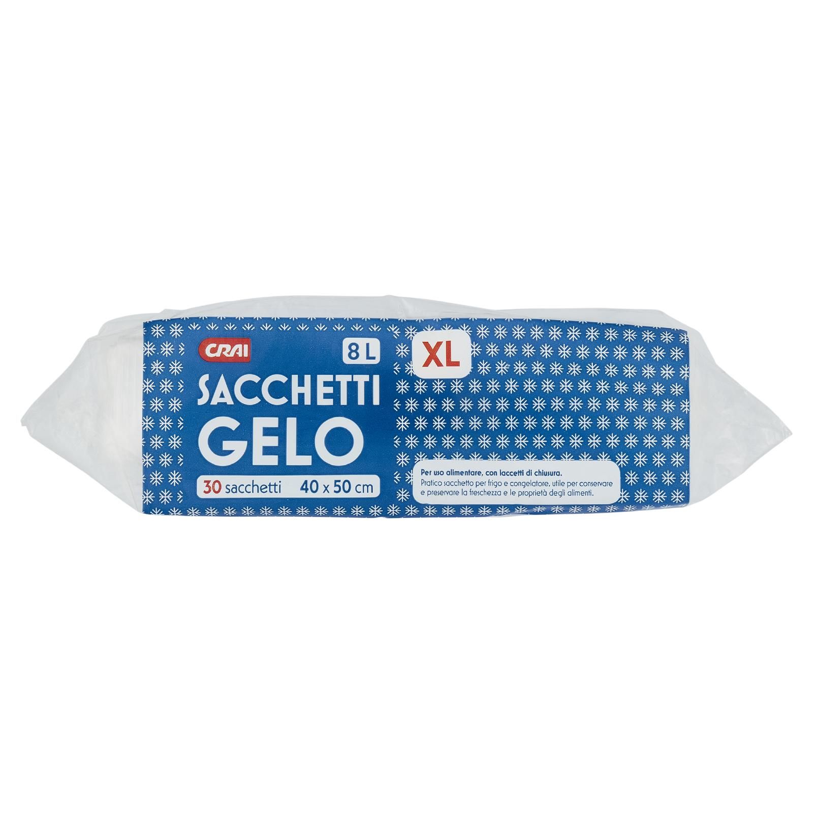 Crai Sacchetti Gelo 40 x 50 cm 8 L XL 30 pz