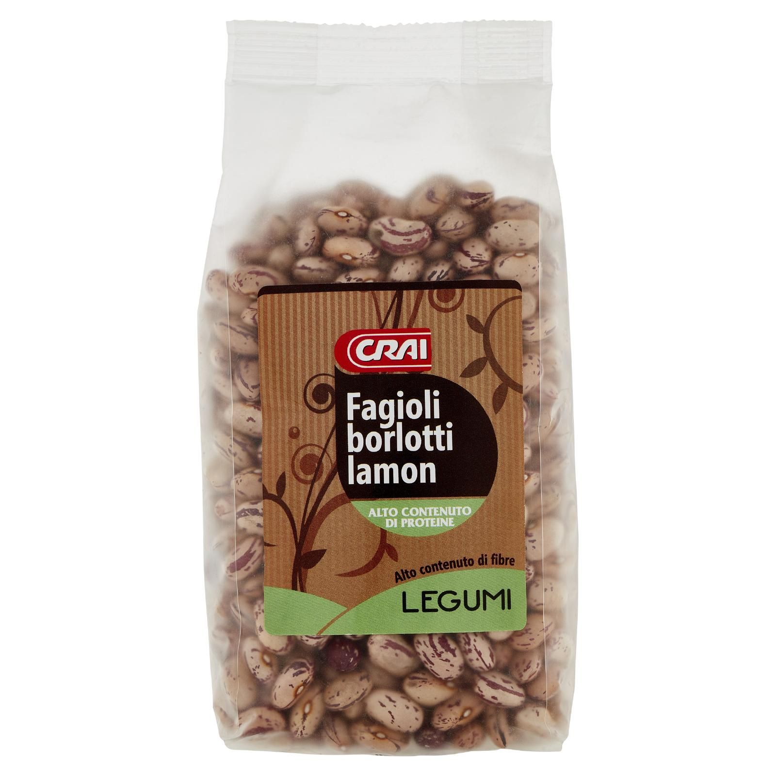 Crai Fagioli borlotti lamon 500 g