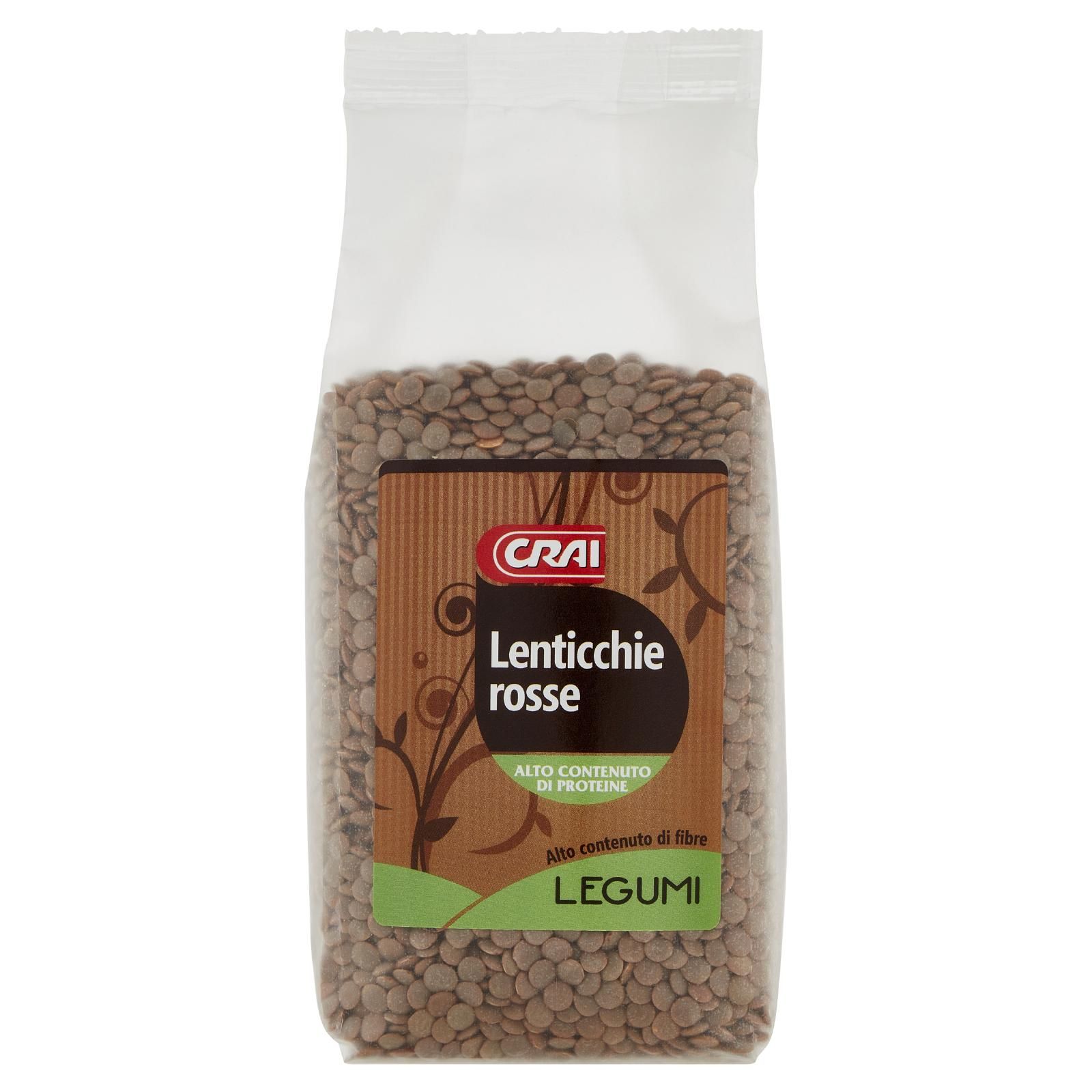 Crai Lenticchie rosse 500 g