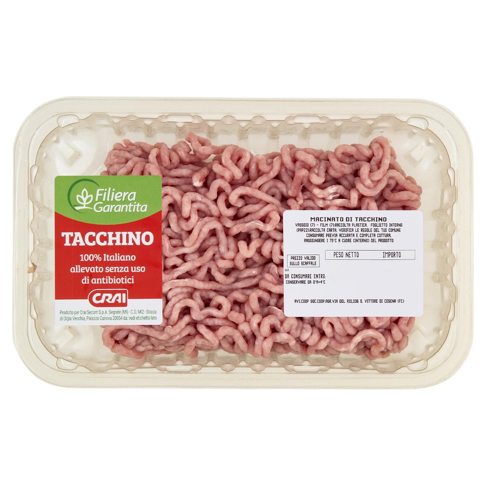 Crai Macinato di Tacchino 0,270 kg