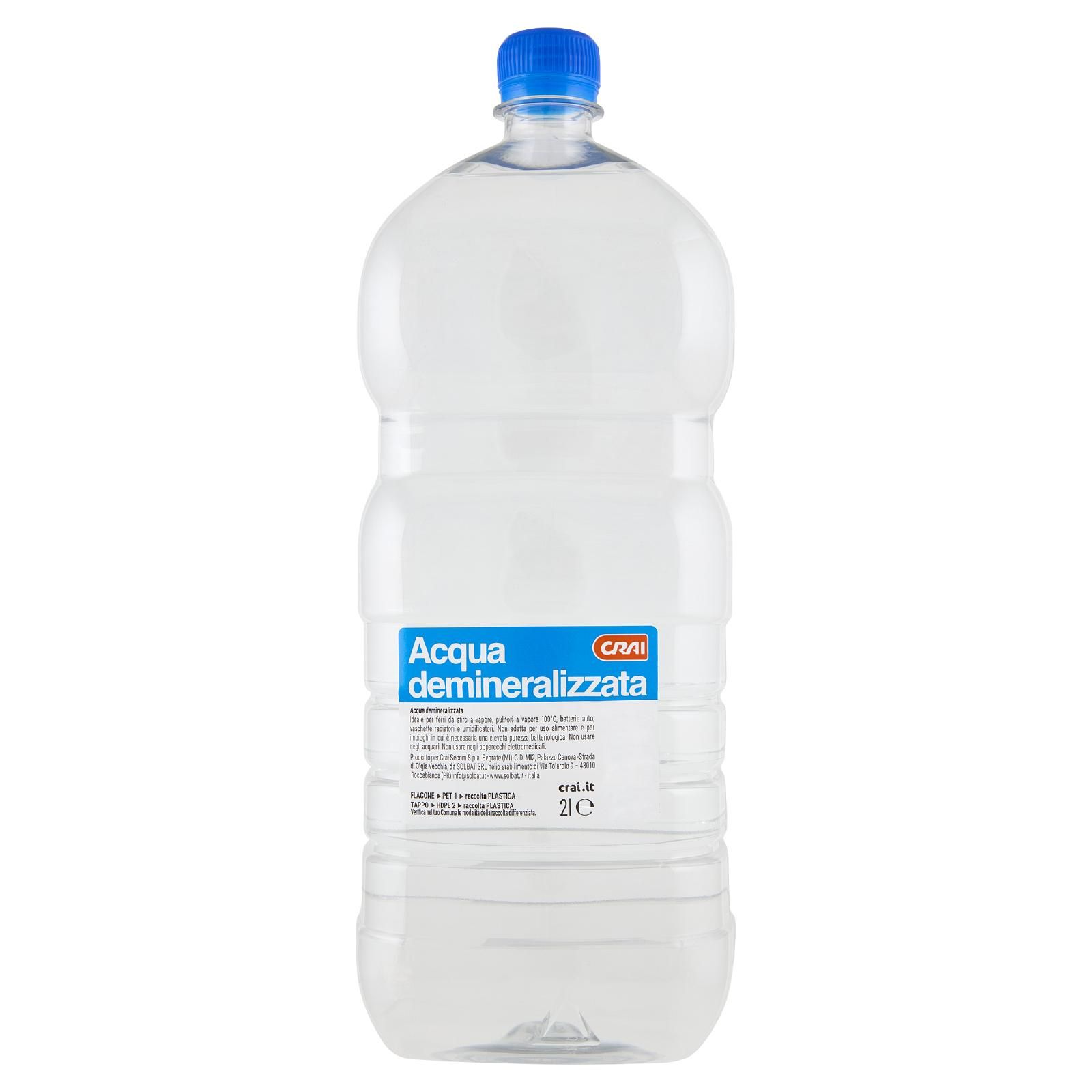 Crai Acqua demineralizzata 2 l