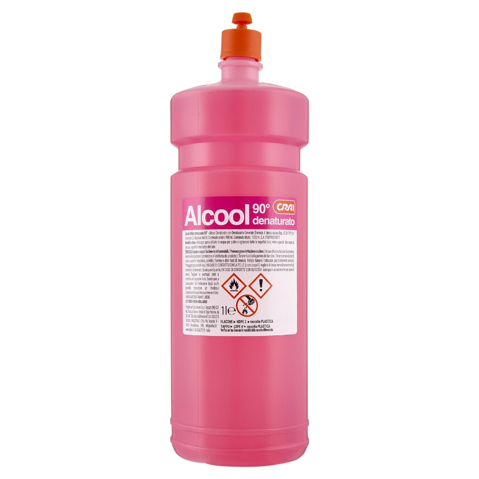 Crai Alcool 90° denaturato 1 l