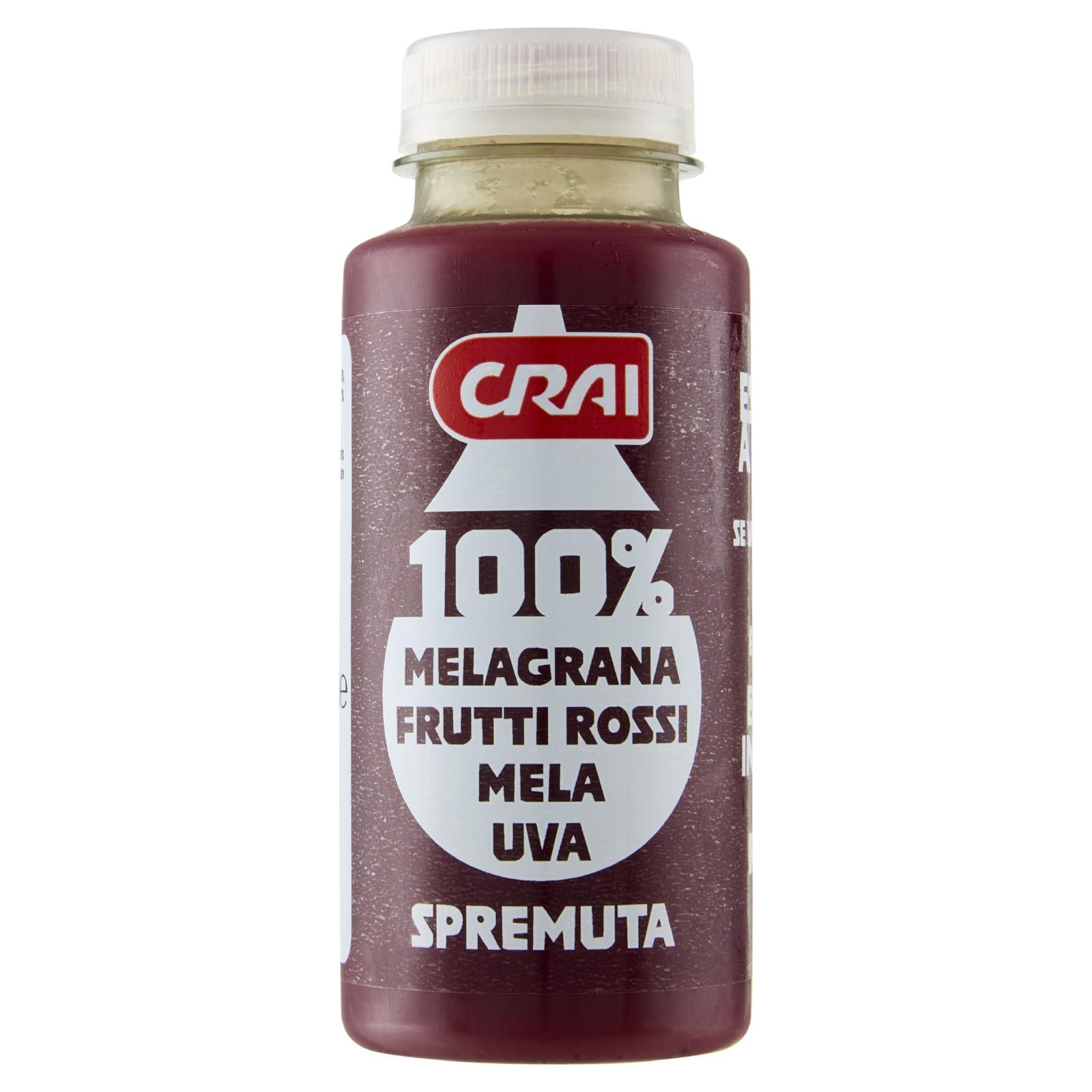 Crai 100% Melagrana Frutti Rossi Mela Uva Spremuta 250 ml