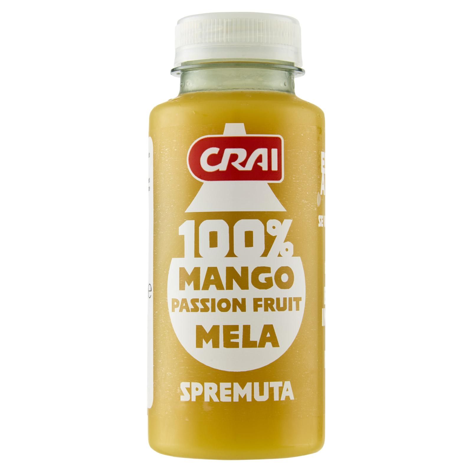 Crai 100% Mango Passion Fruit Mela Spremuta 250 ml