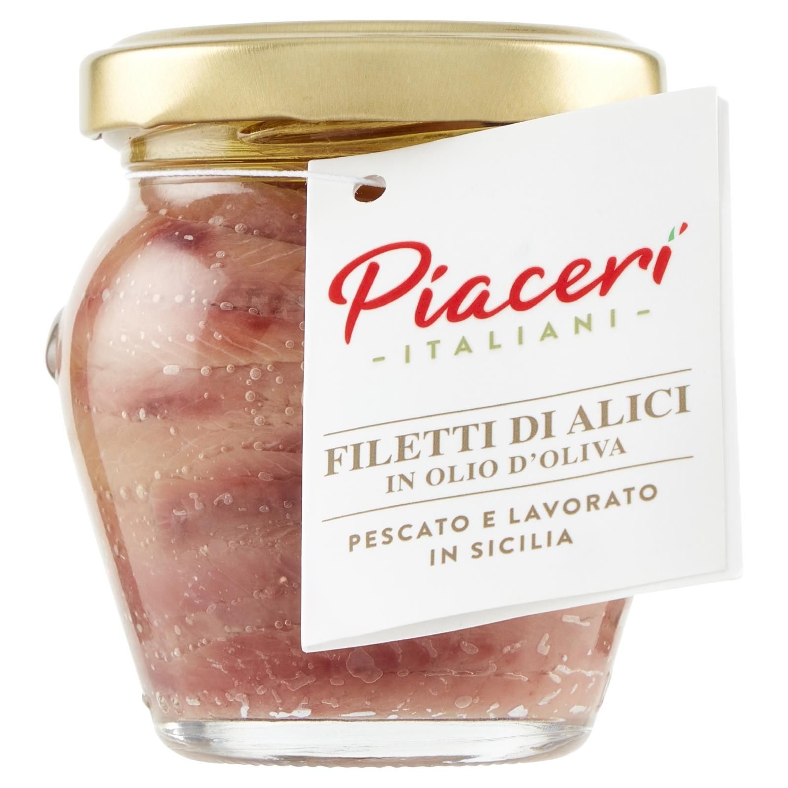 FILETTI ALICI P.IT. G100 O.O. VASO VETRO