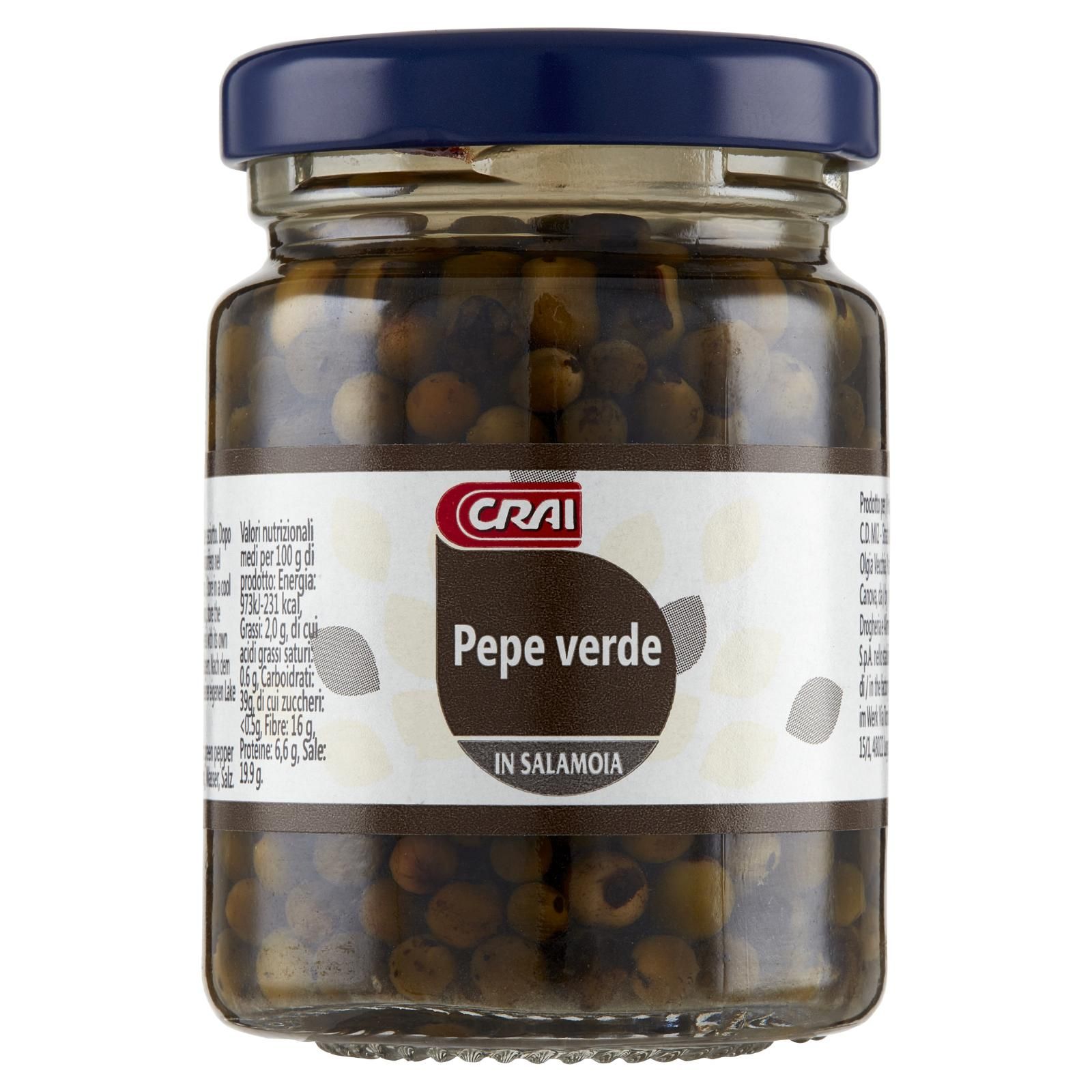 Crai Pepe verde In Salamoia 100 g