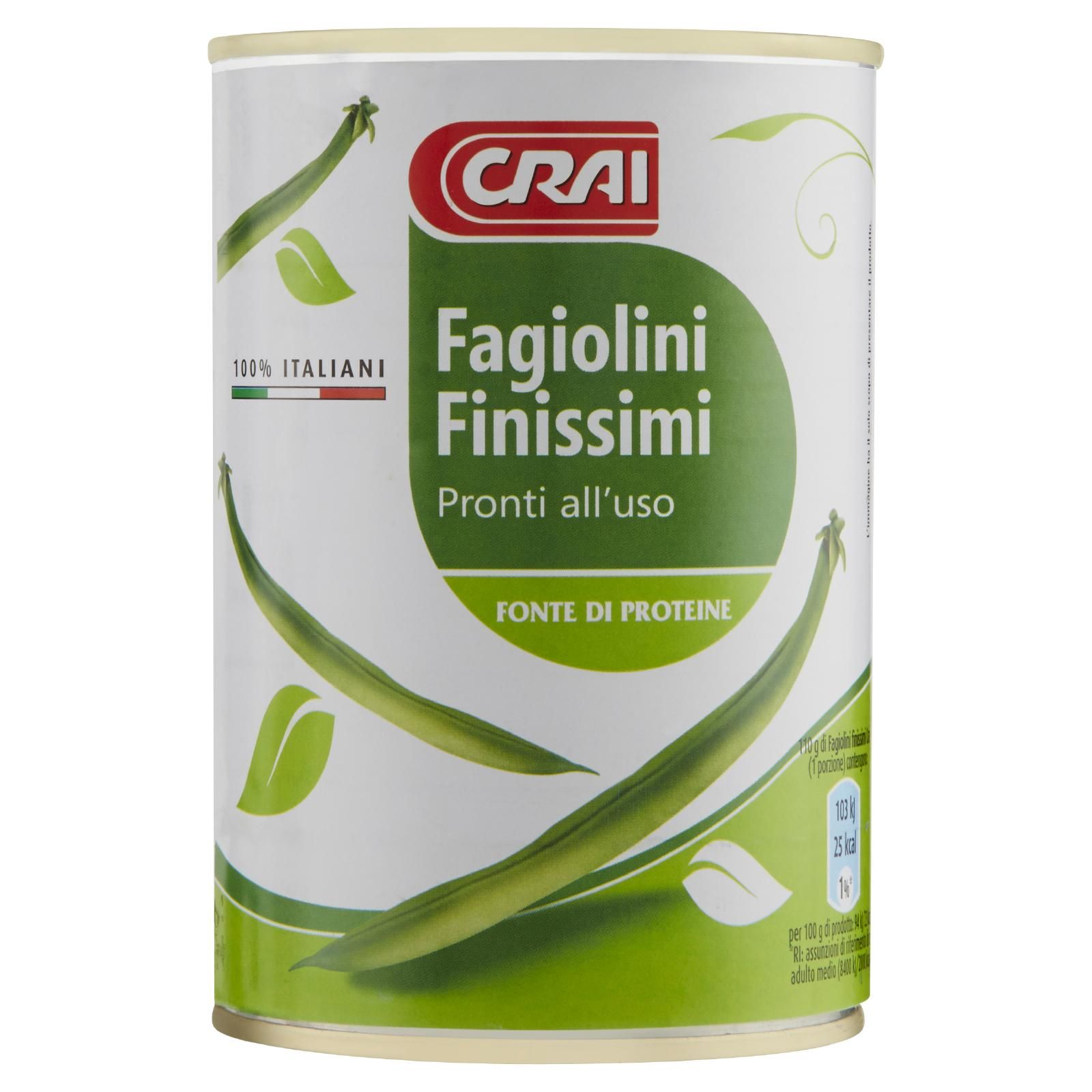 Crai Fagiolini Finissimi 400 g