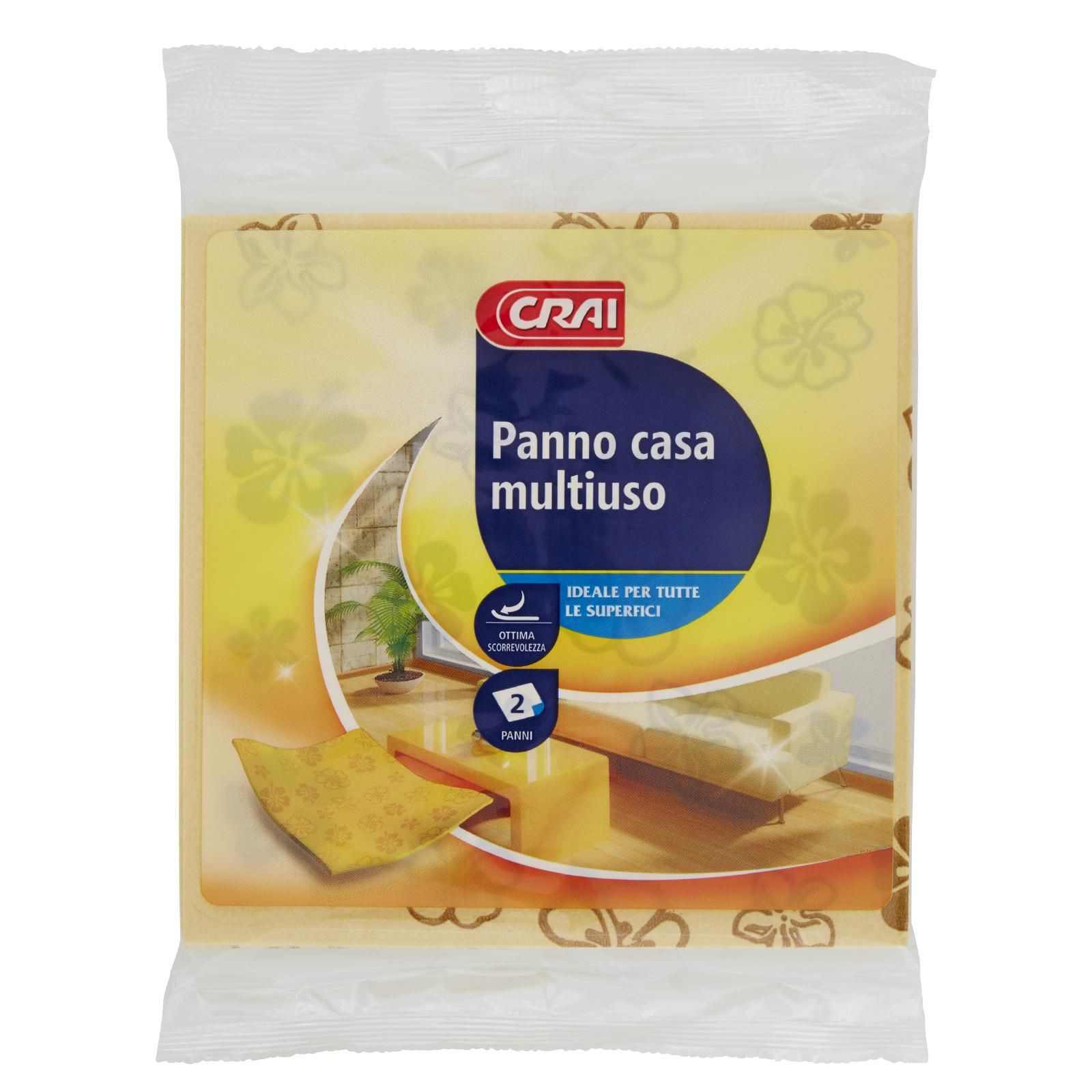 Crai Panno casa multiuso 38x40 cm 2 pz