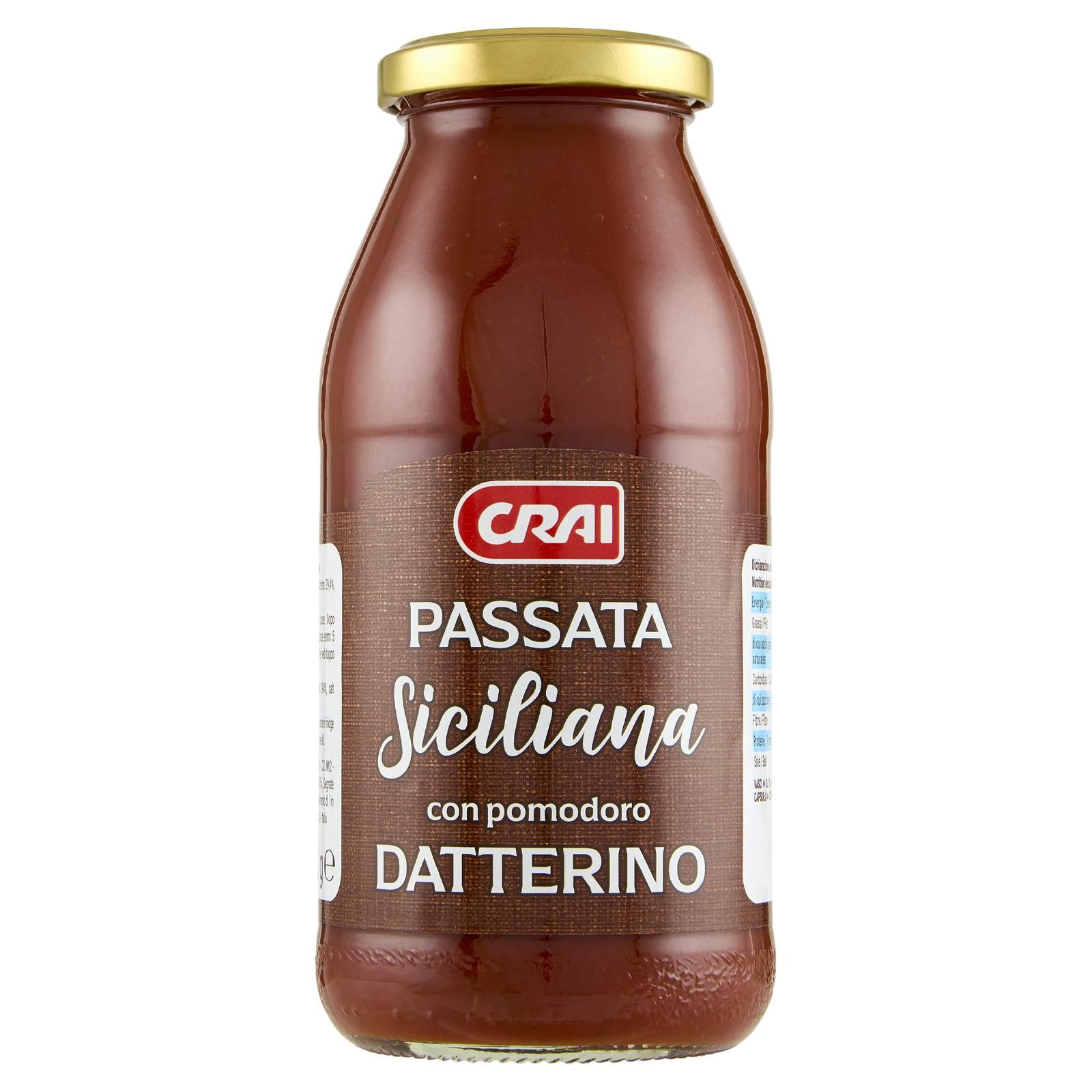 Crai Passata Siciliana con pomodoro Datterino 500 g