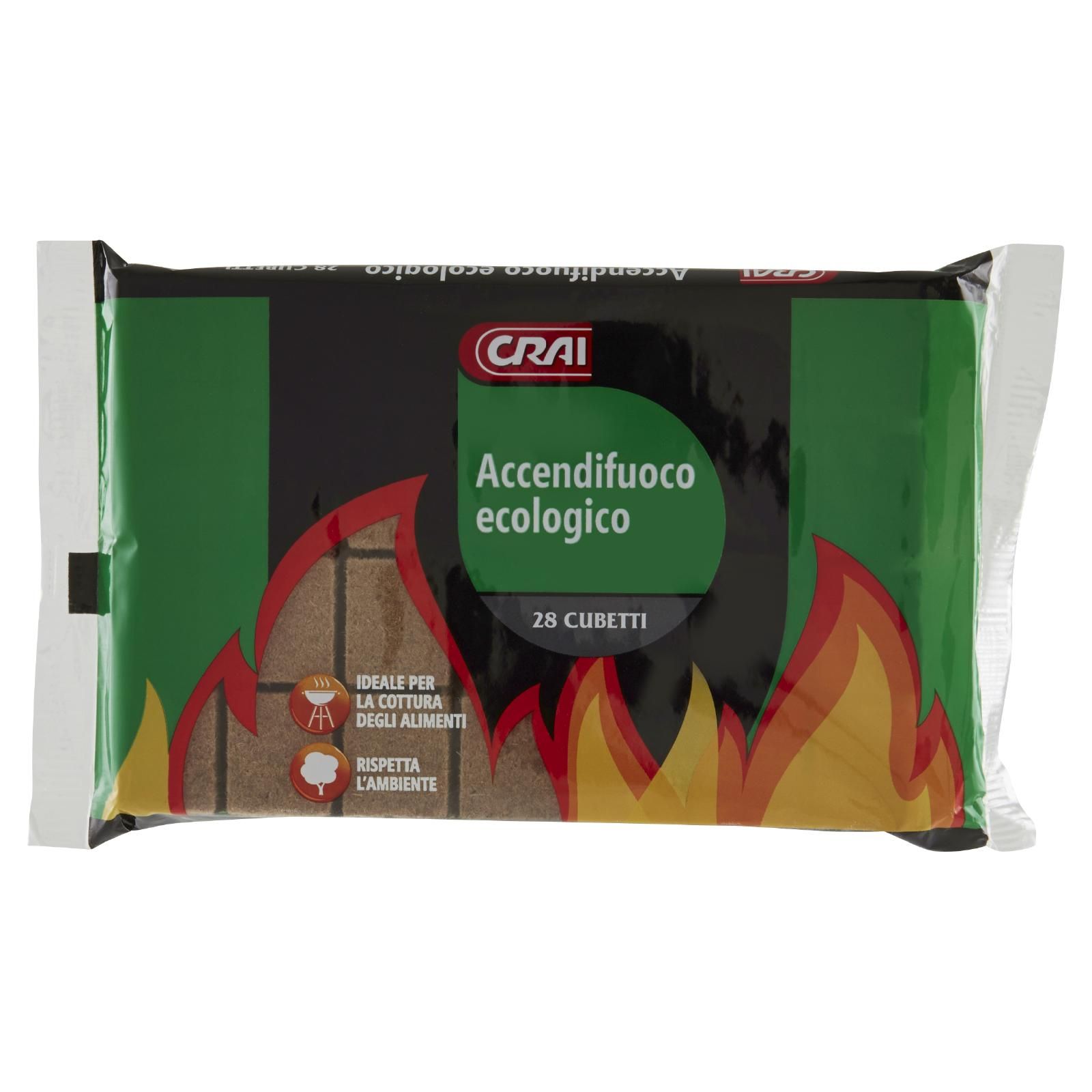 Crai Accendifuoco ecologico 28 pz