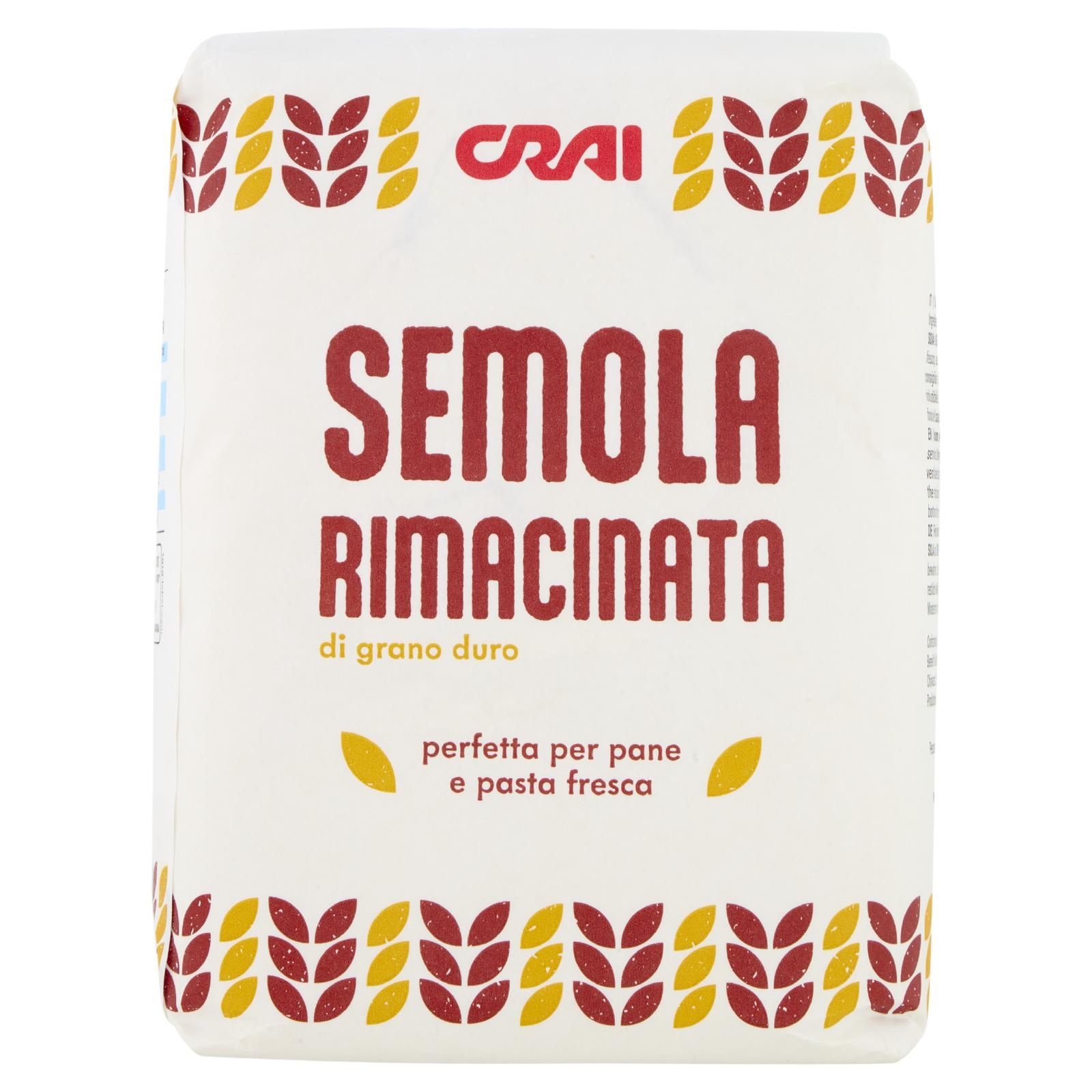 Crai Semola rimacinata di grano duro 1 kg