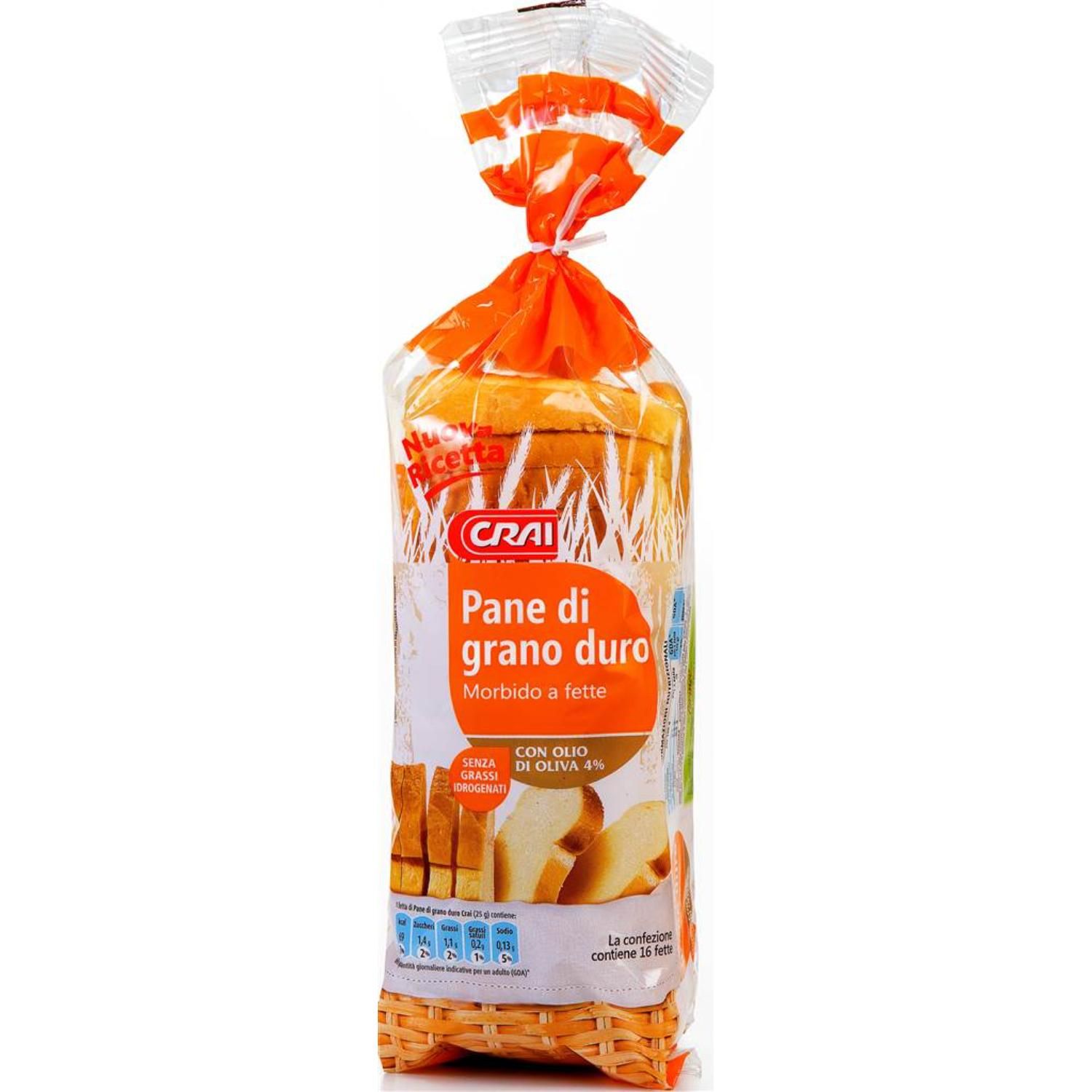 PANE CRAI G400 GRANO DURO